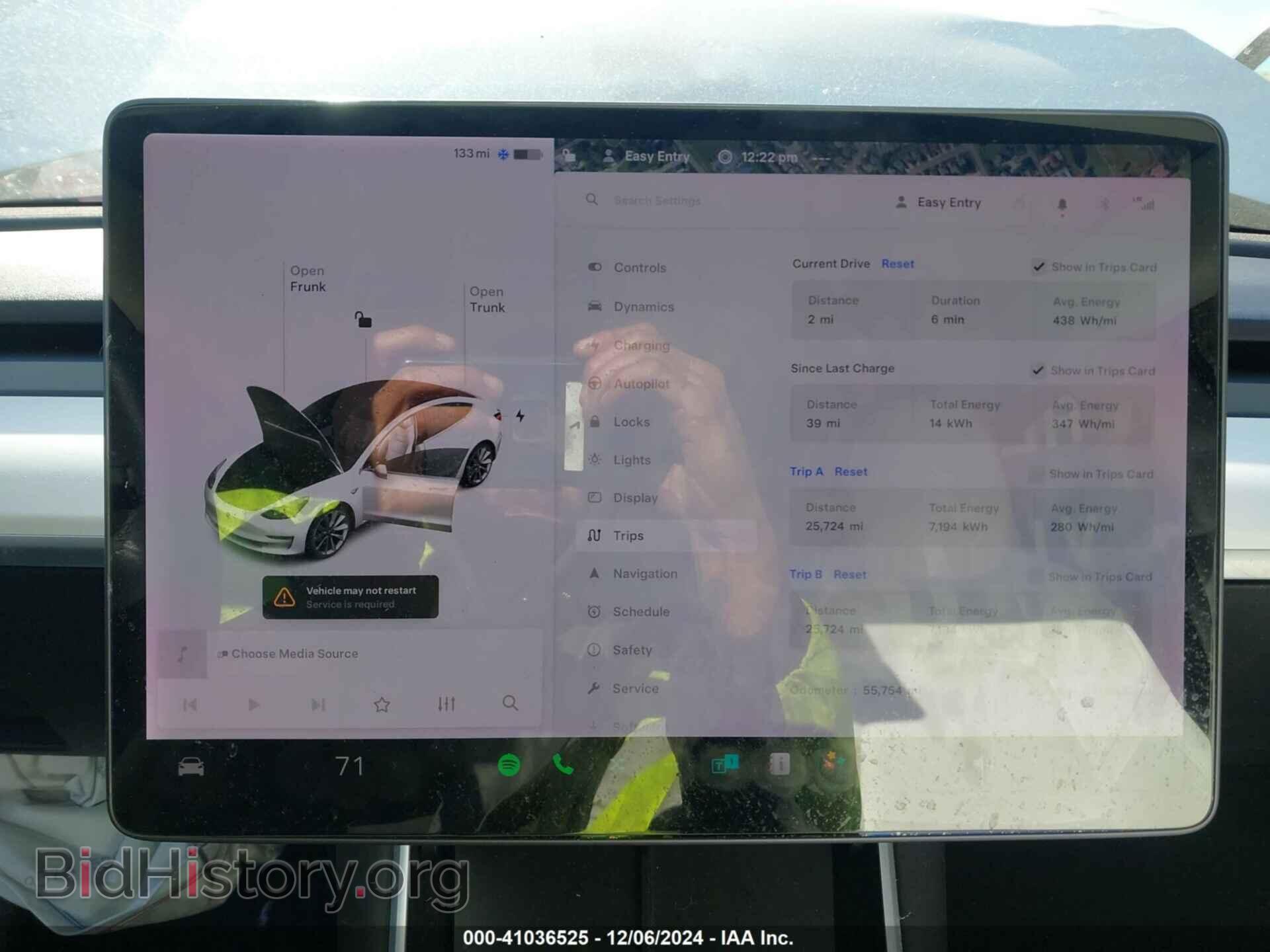 2019 TESLA MODEL 3 - VIN: 5YJ3E1EBXKF469552 - Фото 7