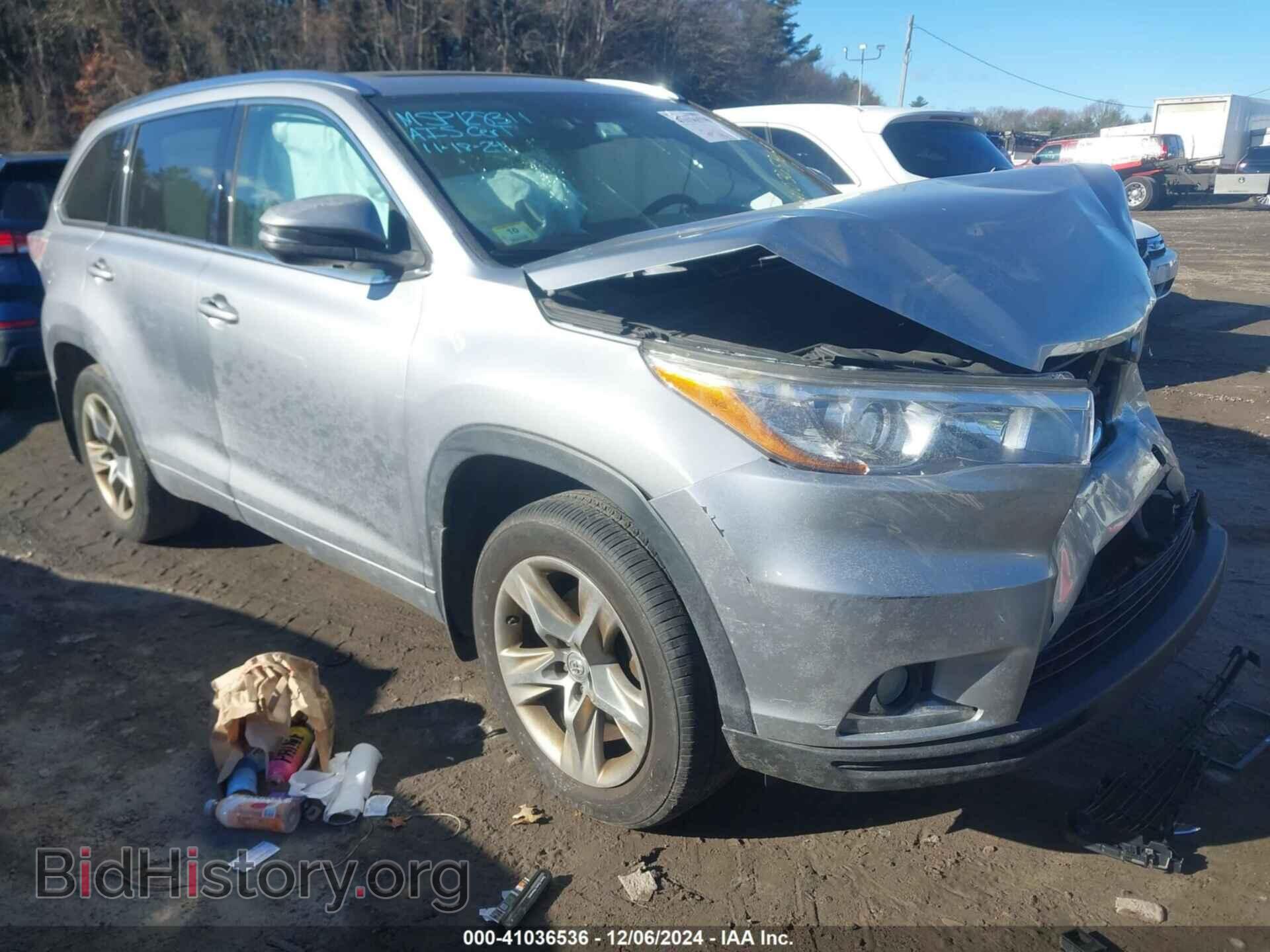 Фотография 5TDDKRFH8FS210669 - TOYOTA HIGHLANDER 2015