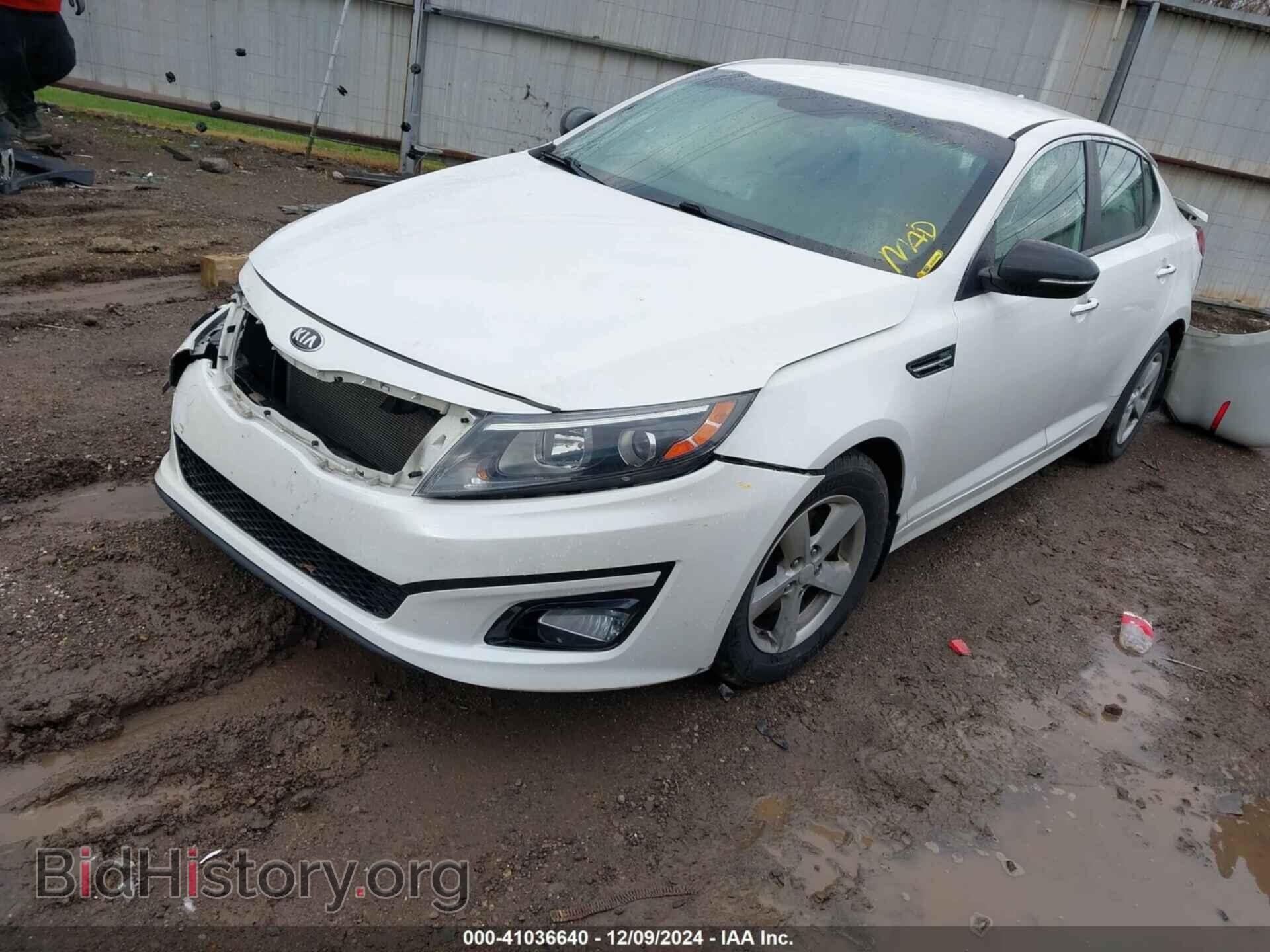 2015 KIA OPTIMA - VIN: KNAGM4A71F5576372 - Фото 2