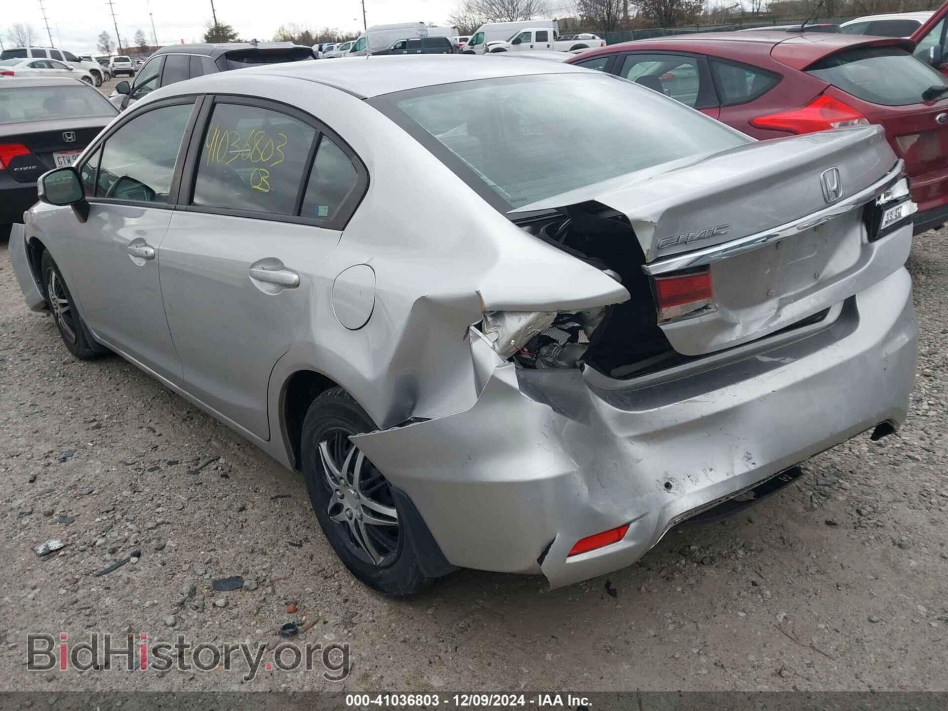 2013 HONDA CIVIC - VIN: 19XFB2F56DE060929 - Фото 3