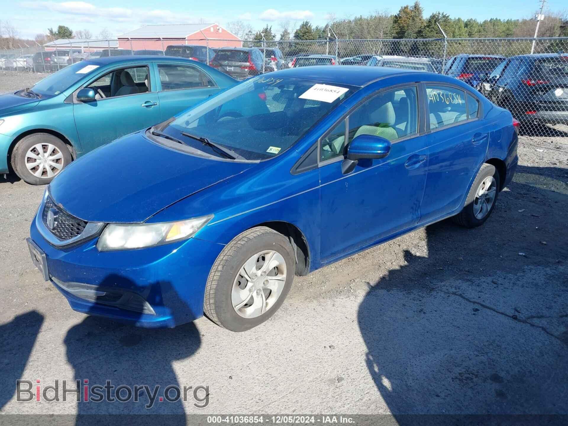 2014 HONDA CIVIC - VIN: 2HGFB2F57EH559357 - Фото 2