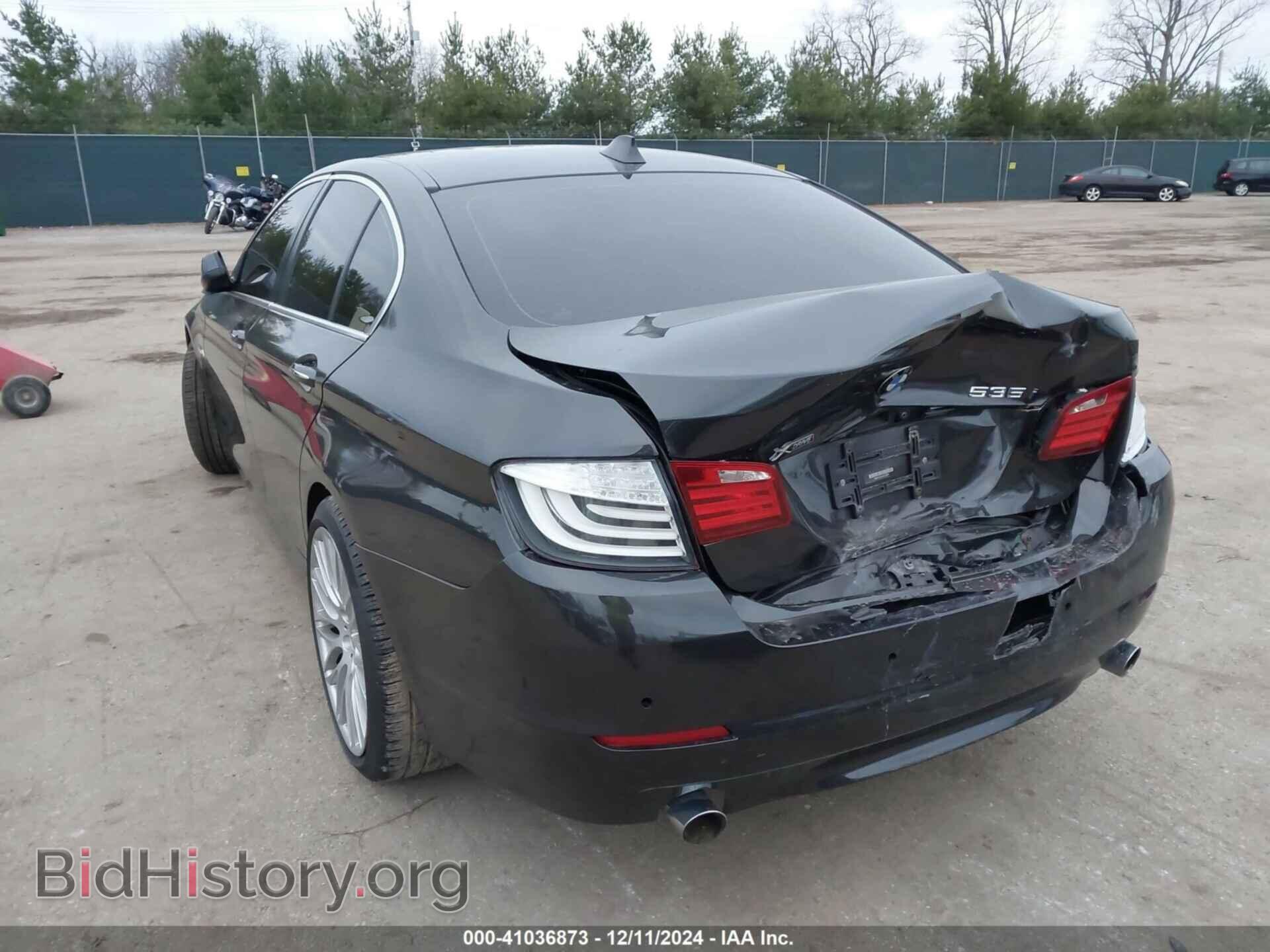 2013 BMW 535I - VIN: WBAFU7C54DDU76309 - Фото 3