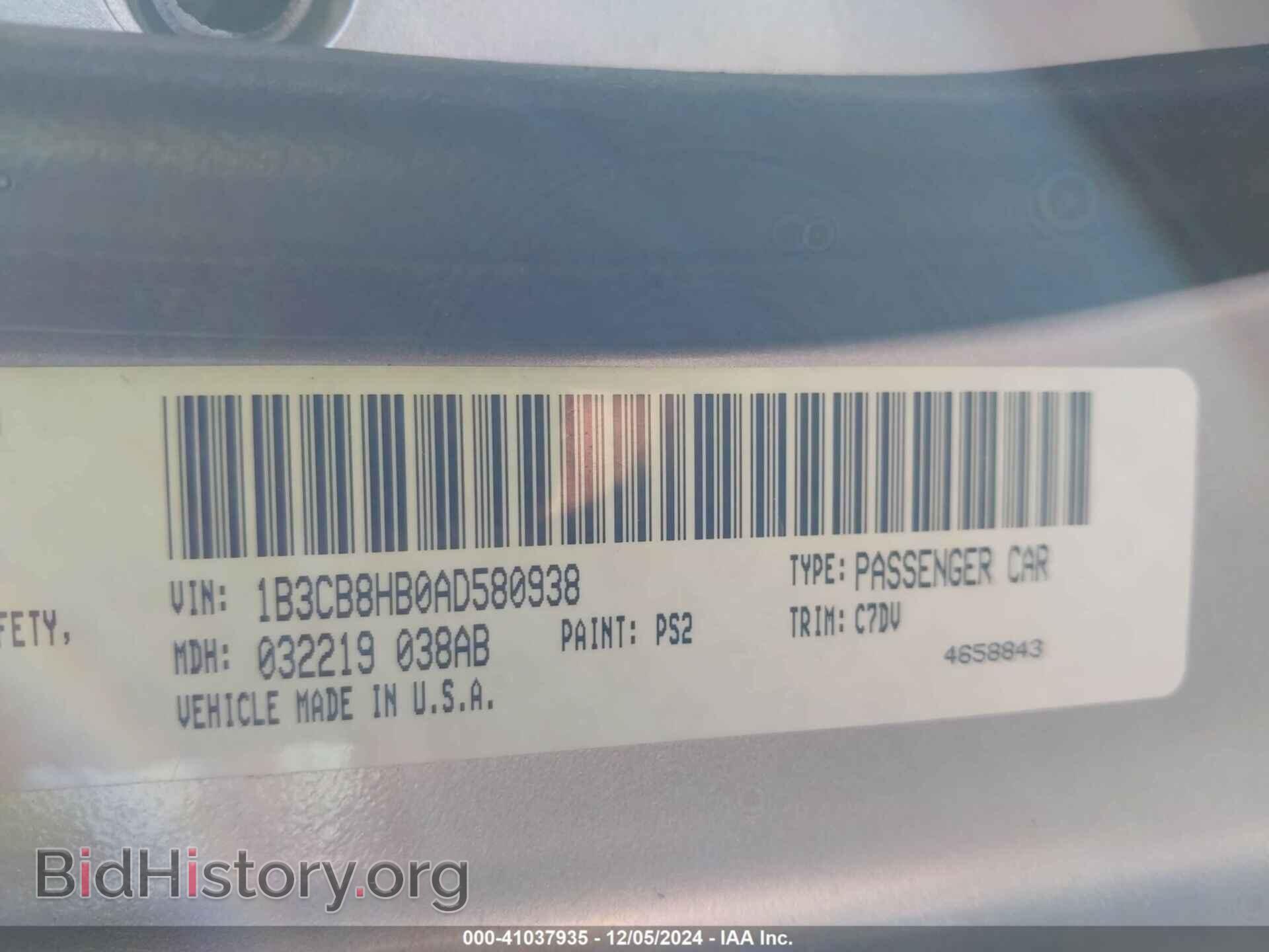 2010 DODGE CALIBER - VIN: 1B3CB8HB0AD580938 - Photo 9