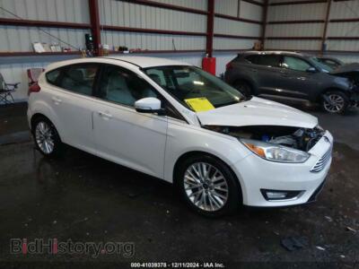 2016 Ford FOCUS Titanium, белый — VIN 1FADP3N29GL222933, IAAI