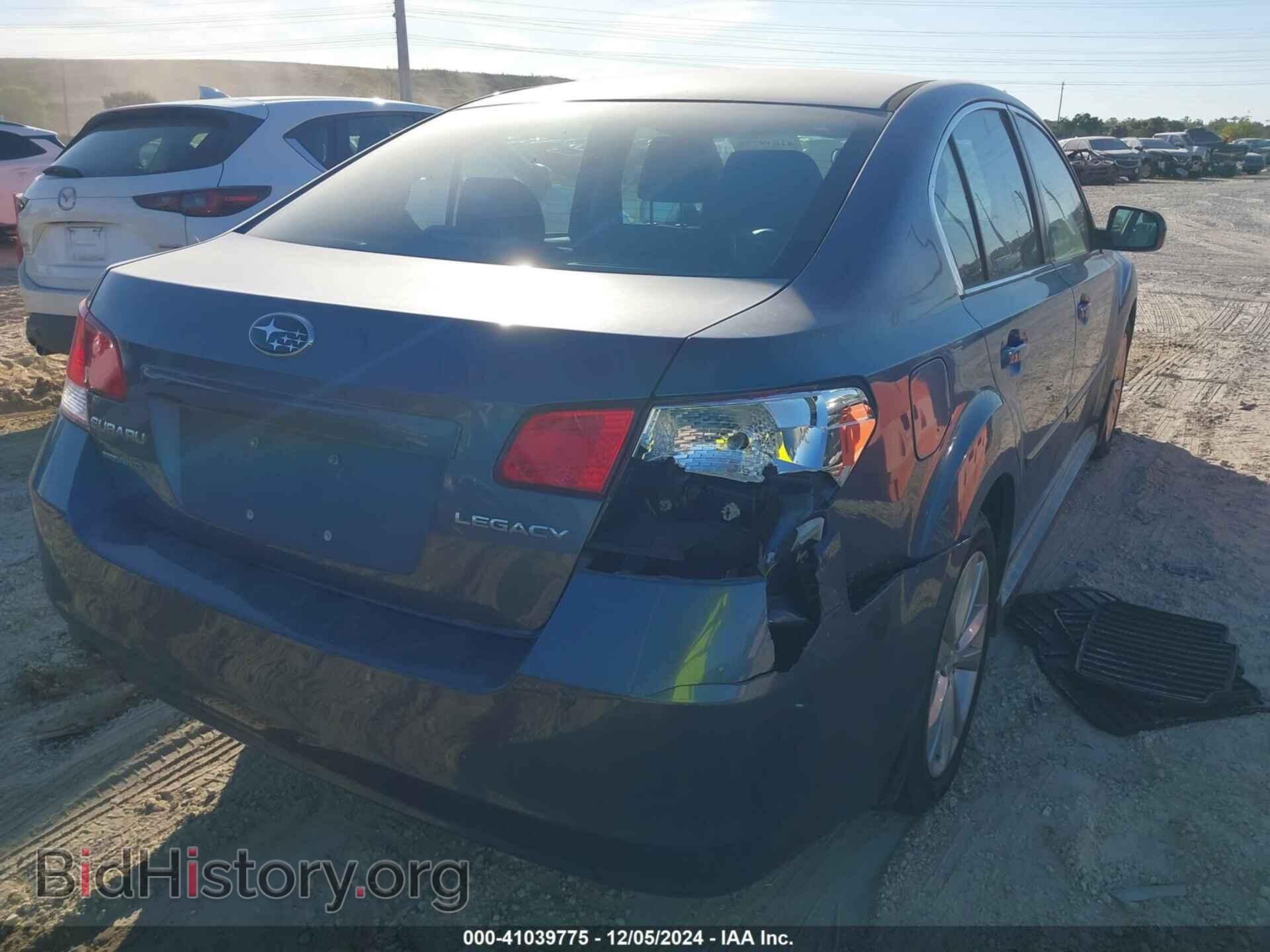 2013 SUBARU LEGACY - VIN: 4S3BMCB61D3014767 - Фото 4