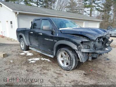 2012 RAM 1500 SLT, black — VIN 1C6RD7GT8CS306030, IAAI