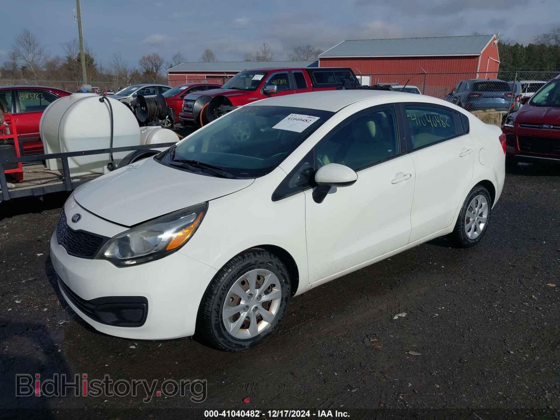 2013 KIA RIO - VIN: KNADM4A30D6189495 - Фото 2