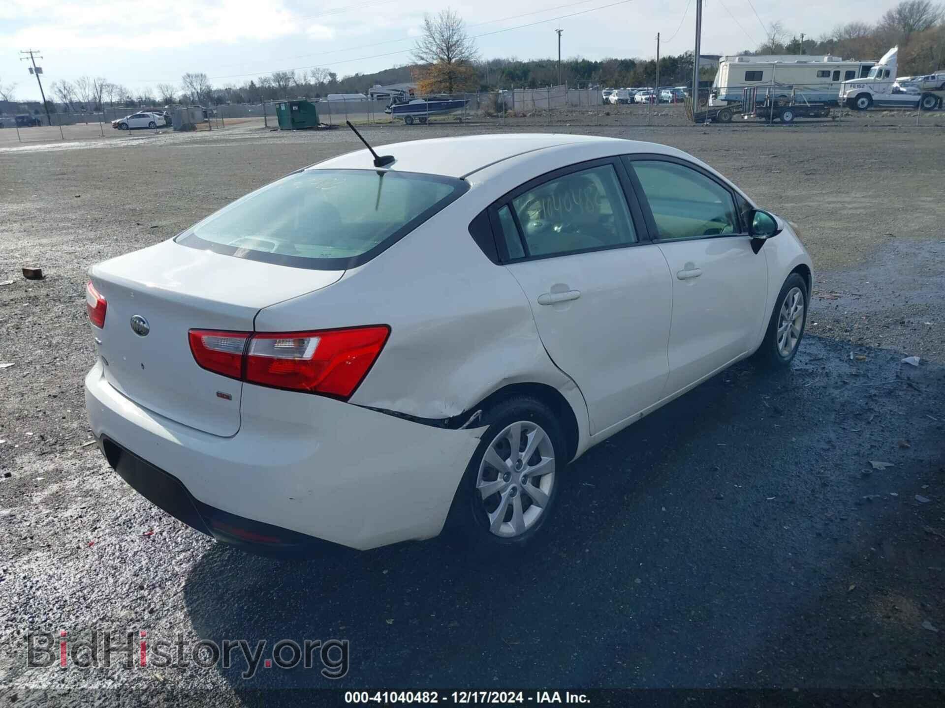 2013 KIA RIO - VIN: KNADM4A30D6189495 - Фото 4