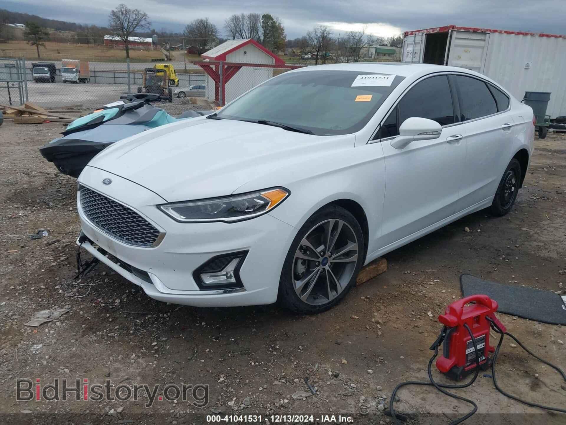2019 FORD FUSION - VIN: 3FA6P0D9XKR139592 - Фото 2
