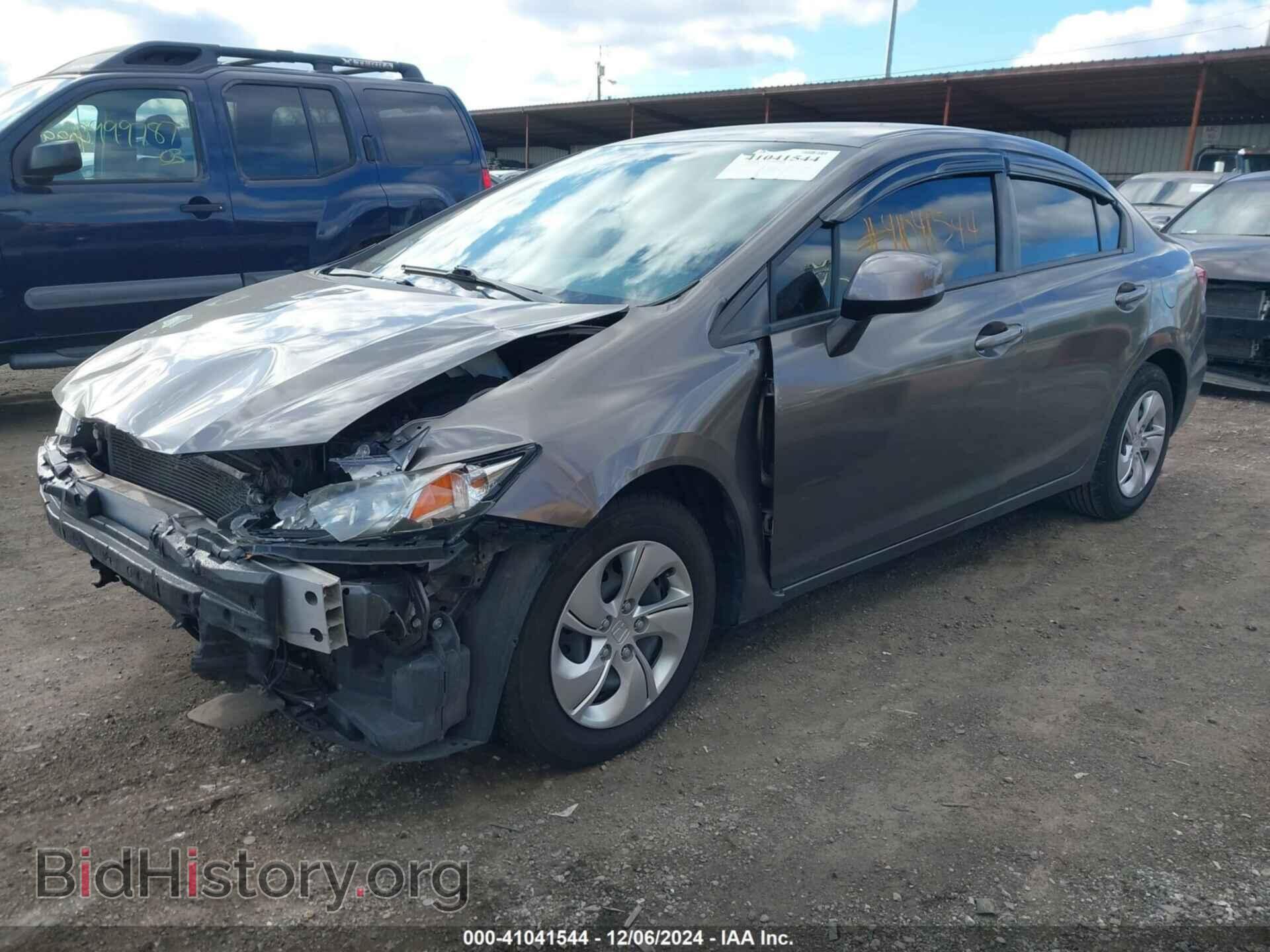2013 HONDA CIVIC - VIN: 2HGFB2F56DH582255 - Фото 2