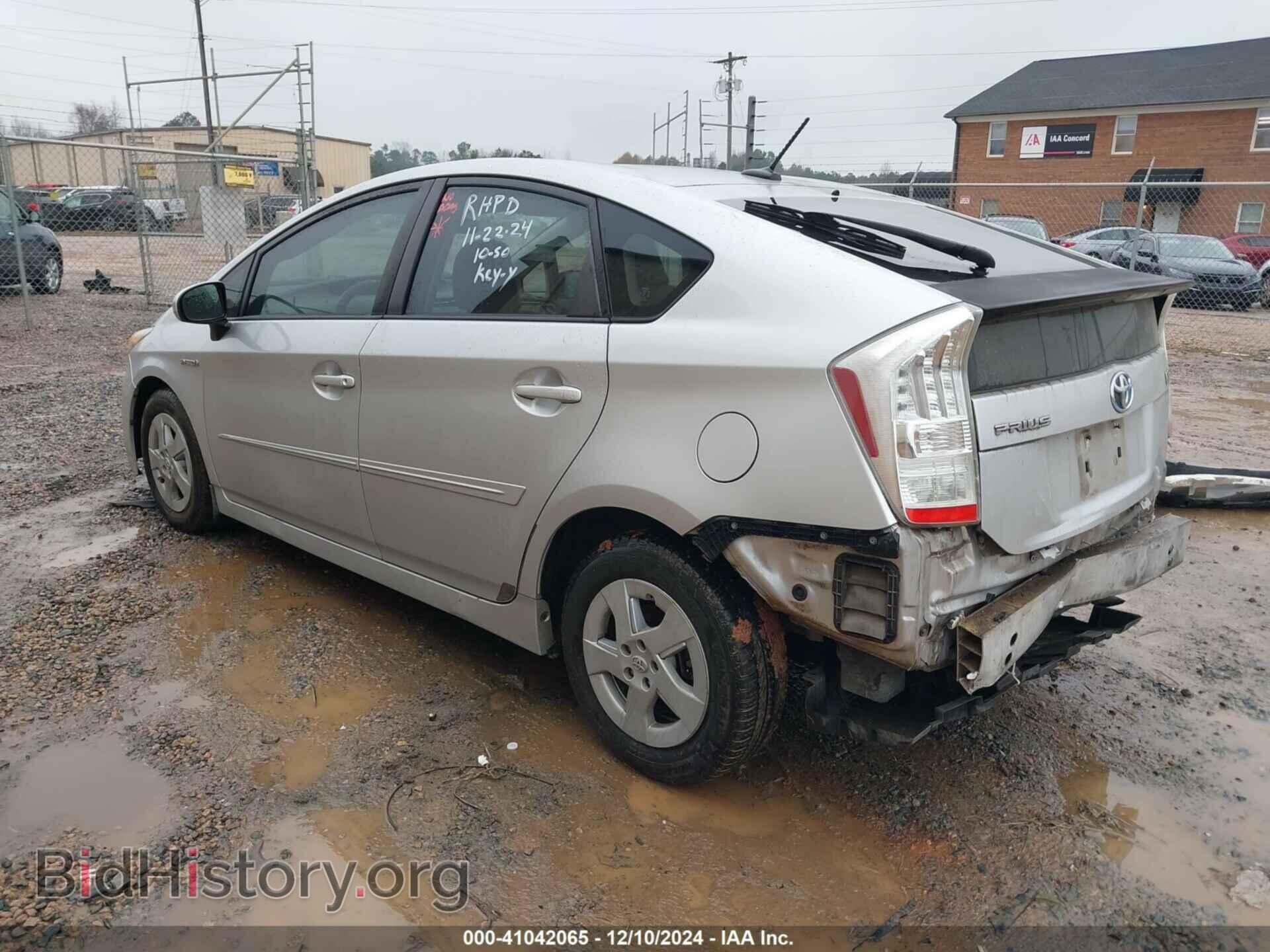 2011 TOYOTA PRIUS - VIN: JTDKN3DU4B5358216 - Фото 3