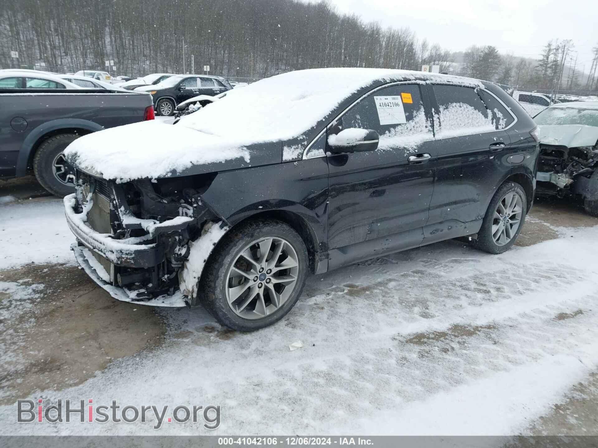 2015 FORD EDGE - VIN: 2FMTK4K81FBB55077 - Фото 2