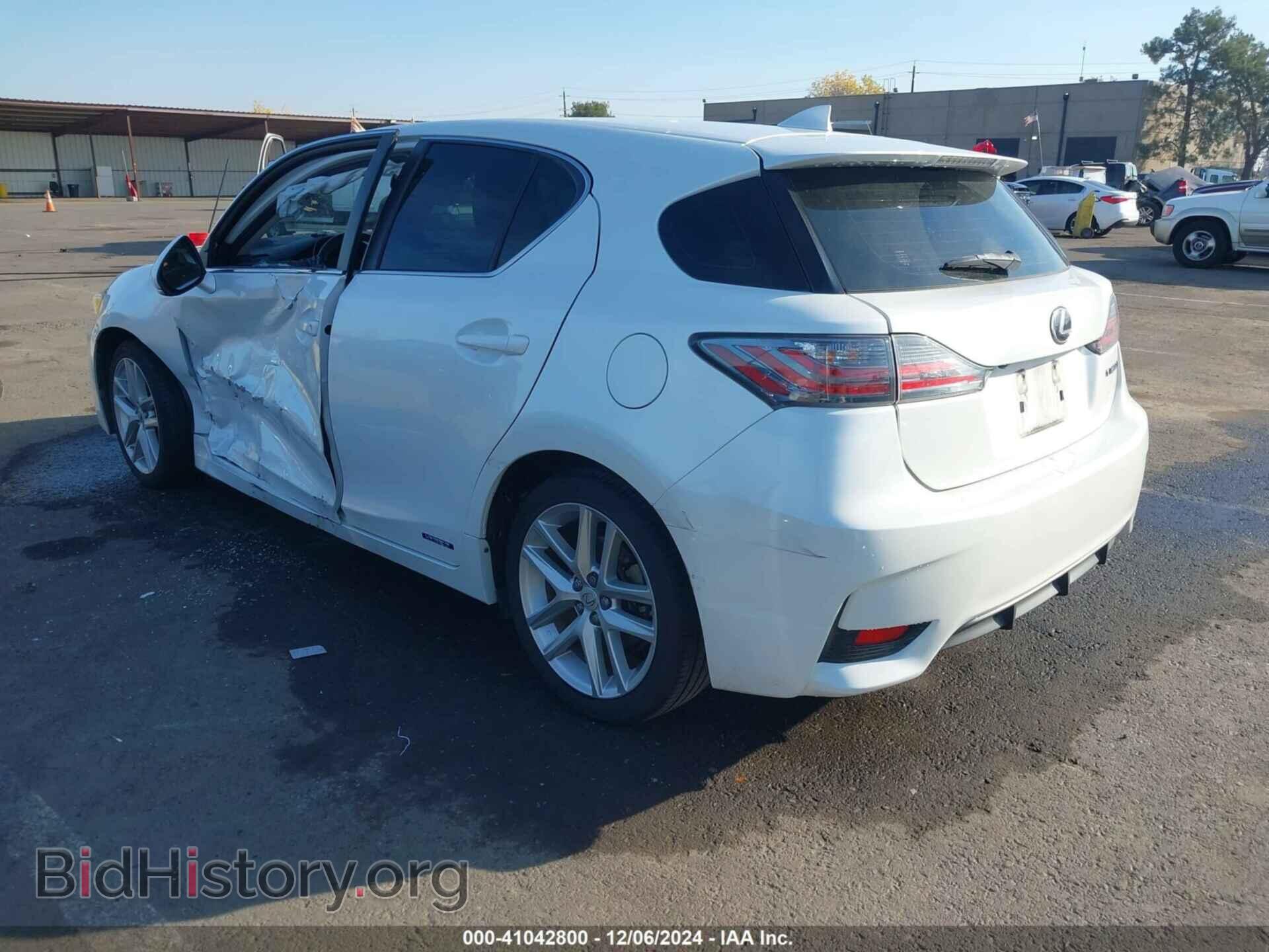 2014 LEXUS CT 200H - VIN: JTHKD5BH4E2208468 - Фото 3