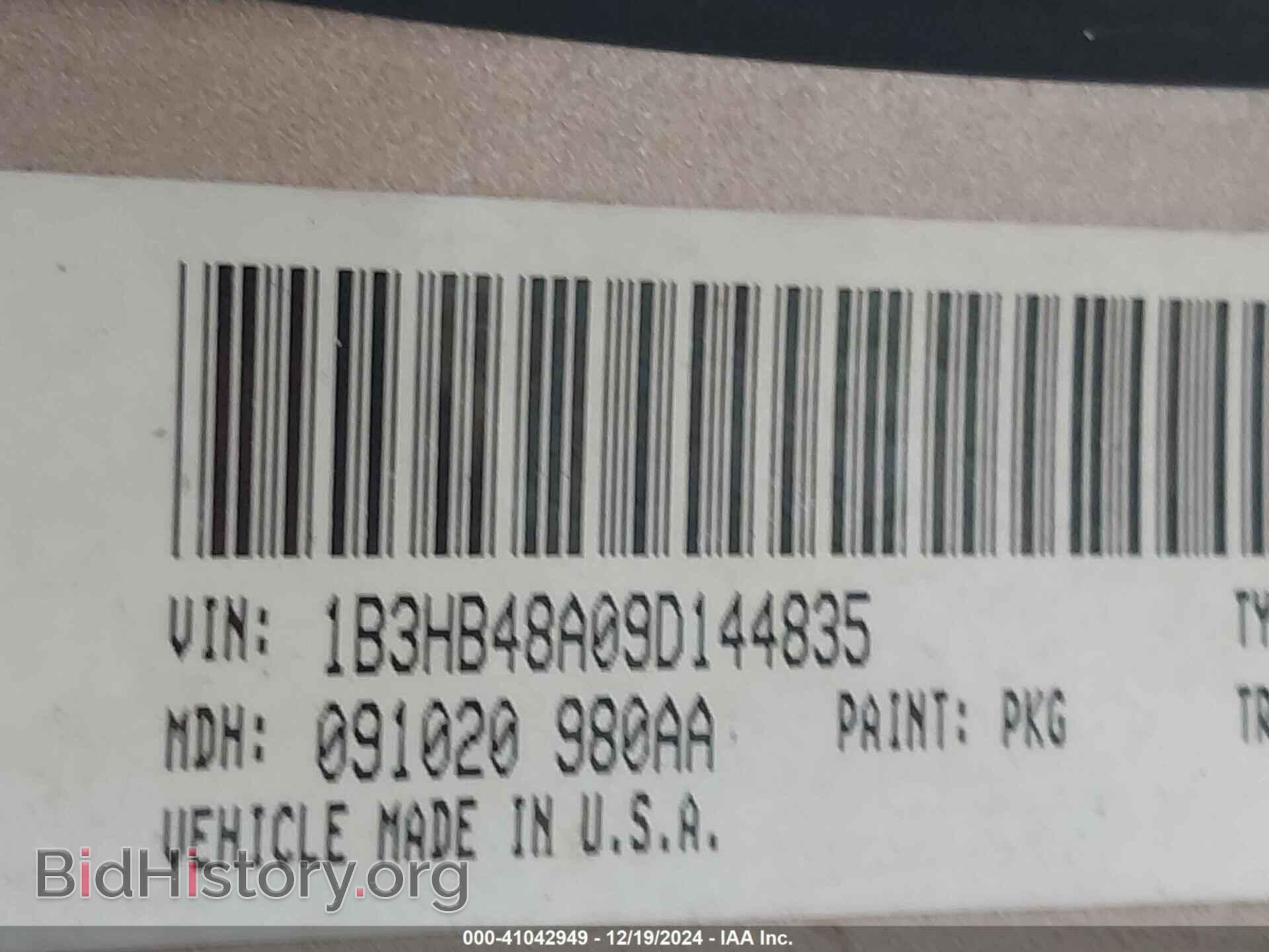 2009 DODGE CALIBER - VIN: 1B3HB48A09D144835 - Photo 9