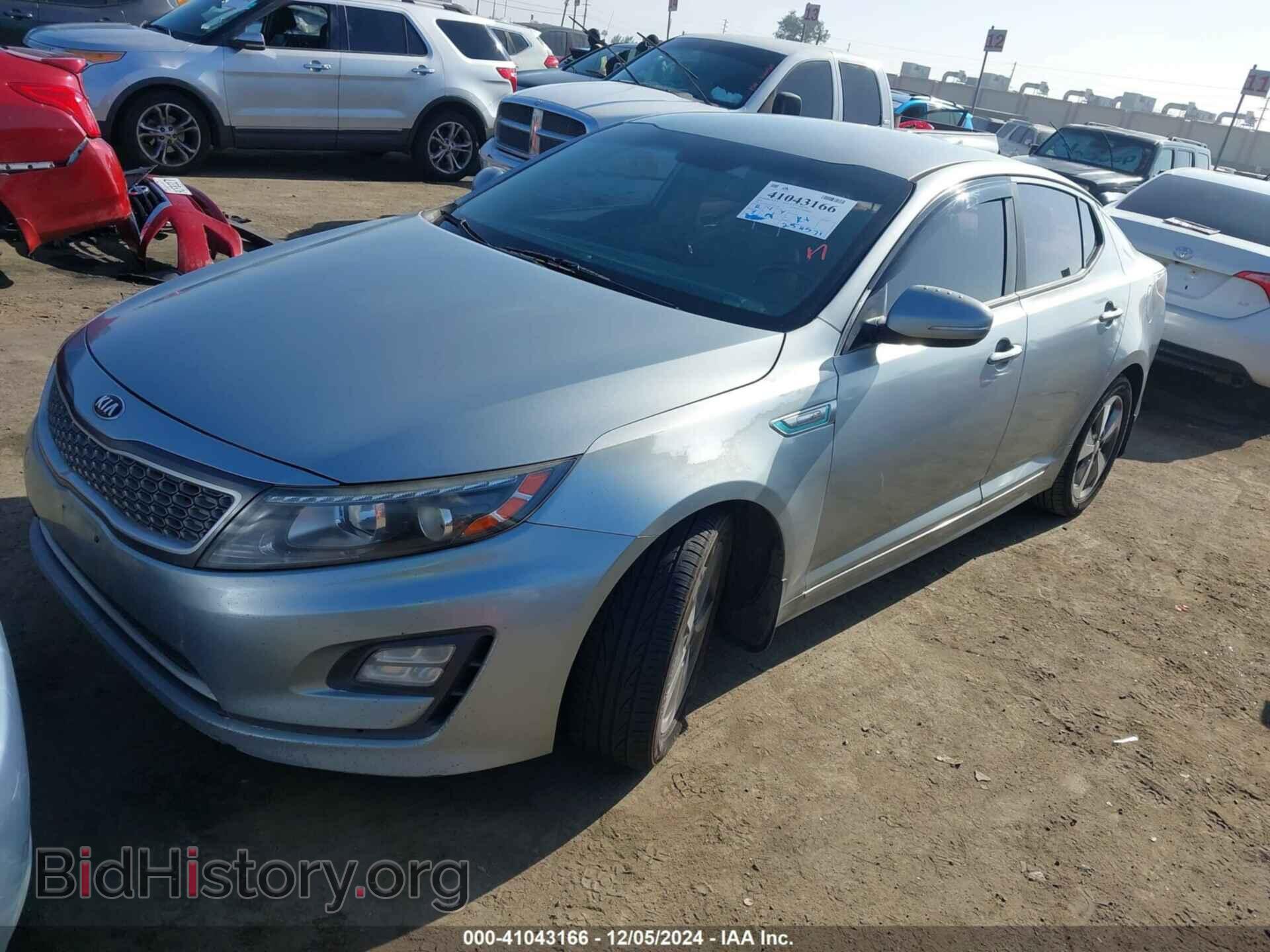 2014 KIA OPTIMA HYBRID - VIN: KNAGN4AD1E5072924 - Фото 2
