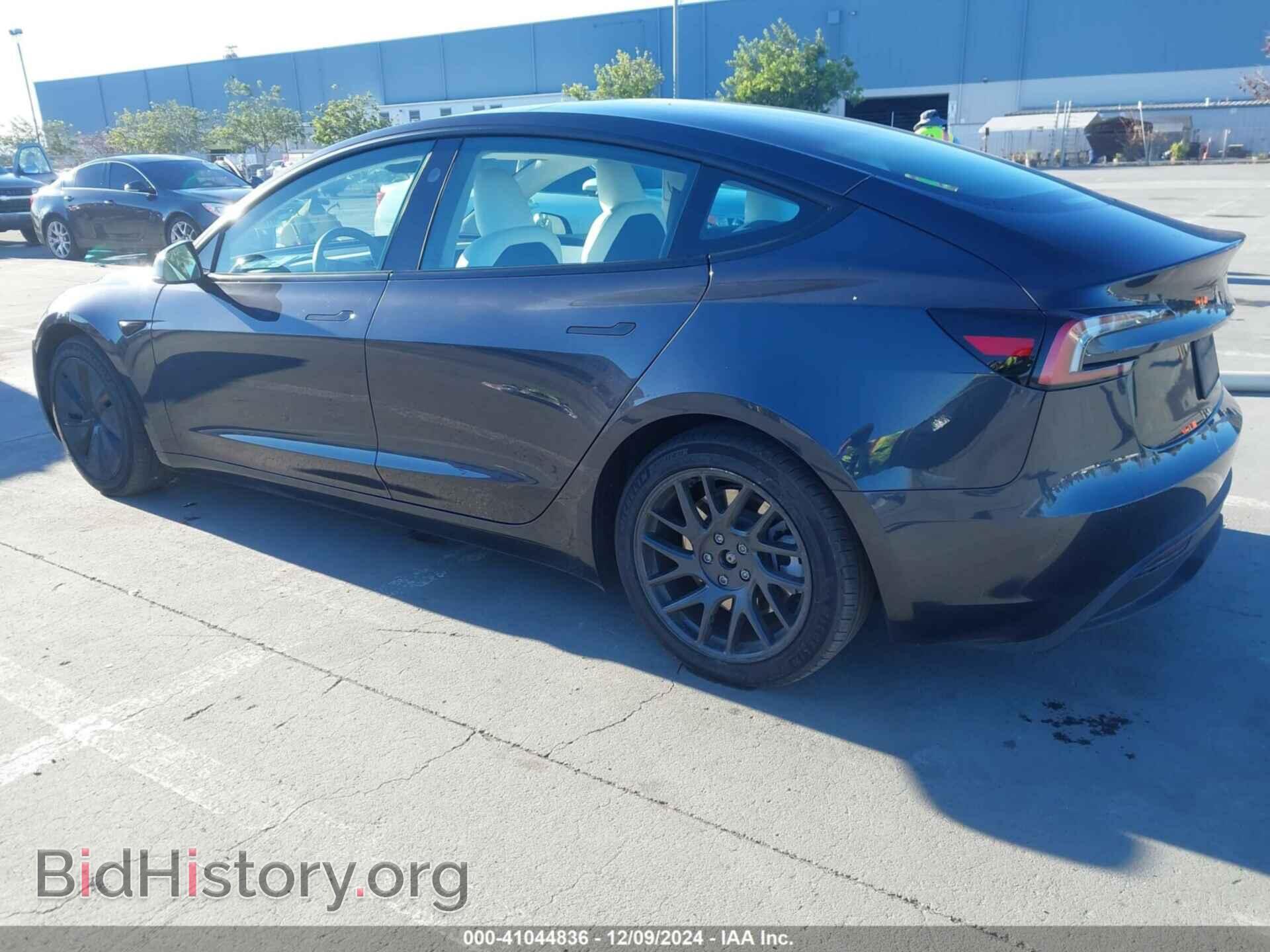 2024 TESLA MODEL 3 - VIN: 5YJ3E1EB3RF760453 - Фото 3
