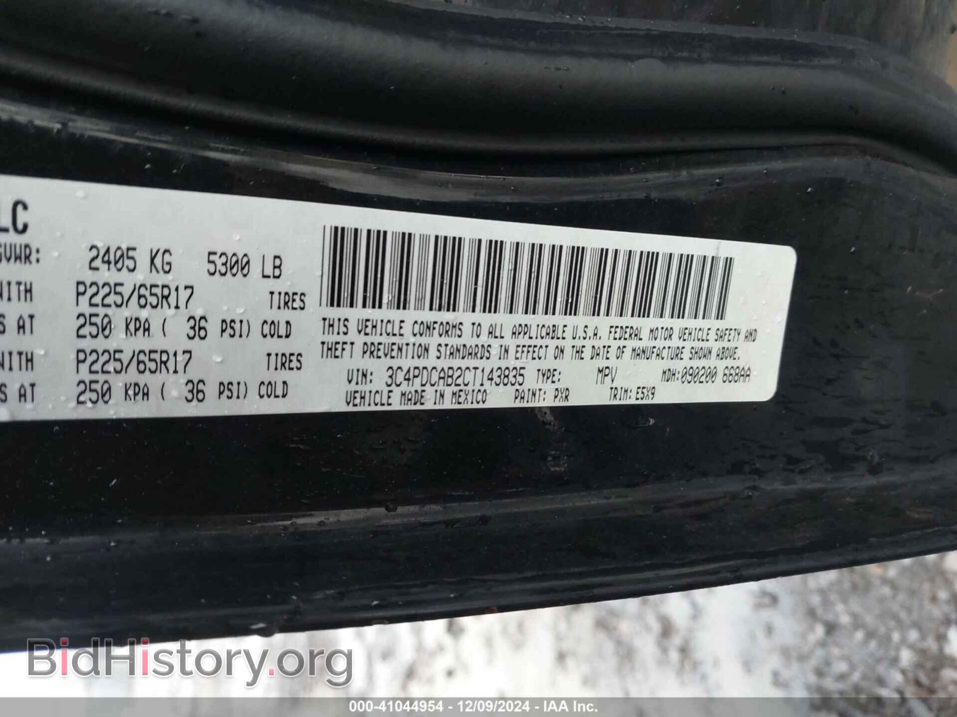 2012 DODGE JOURNEY - VIN: 3C4PDCAB2CT143835 - Photo 9