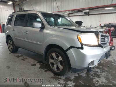 2013 Honda PILOT EX-L, серебристый — VIN 5FNYF4H76DB067204, IAAI