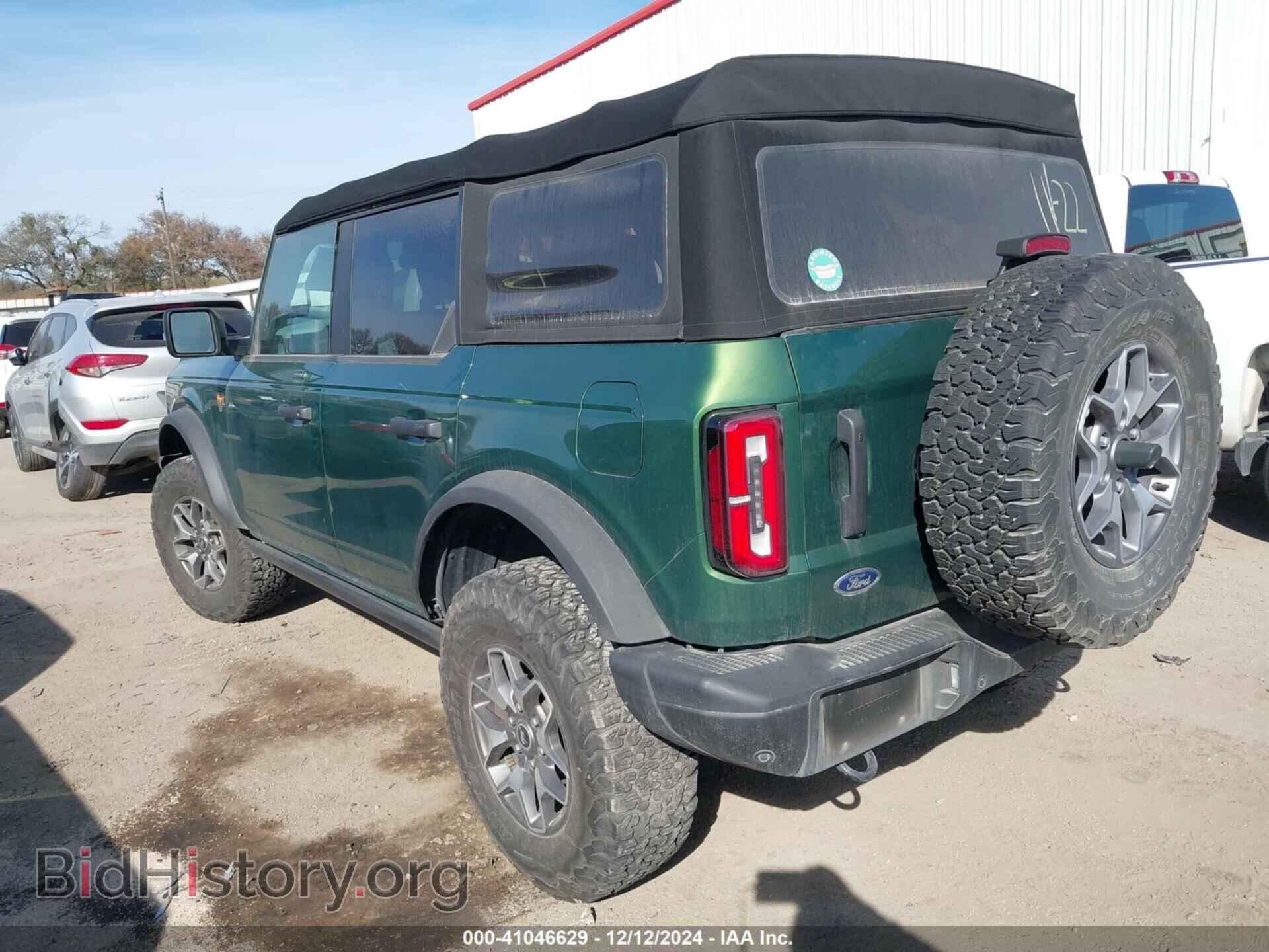 2022 FORD BRONCO - VIN: 1FMEE5DH0NLB43892 - Фото 3