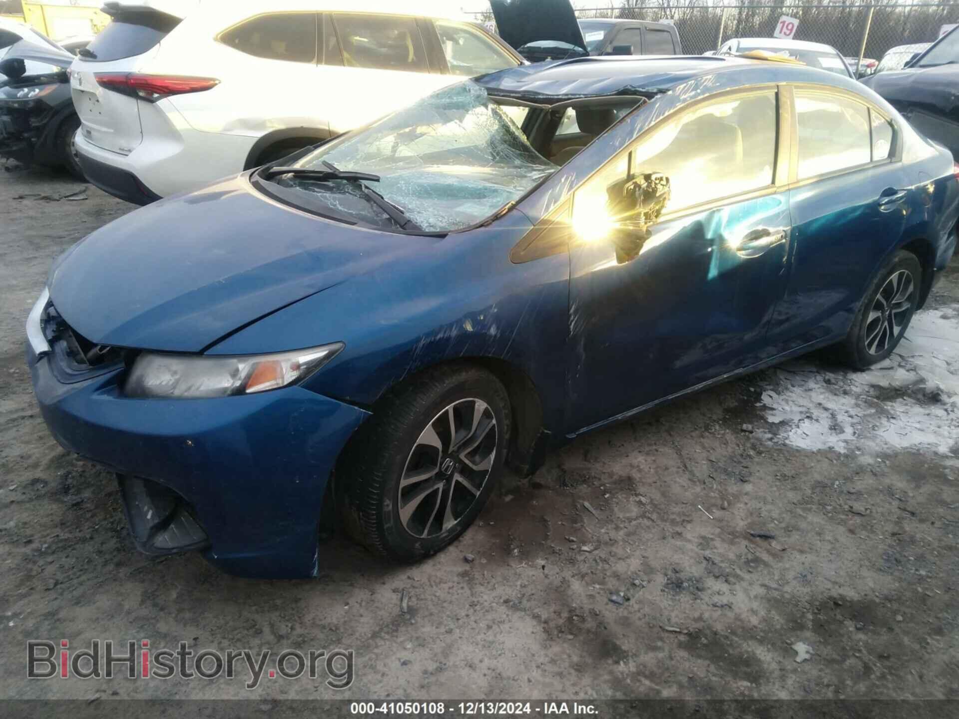 2014 HONDA CIVIC - VIN: 2HGFB2F86EH537053 - Фото 2