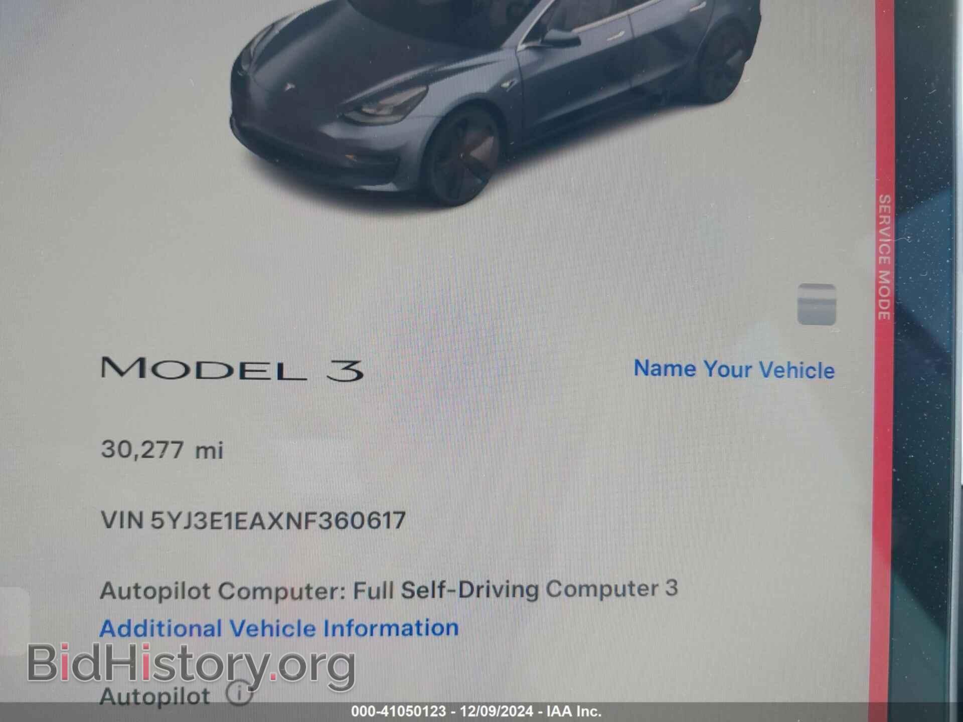 2022 TESLA MODEL 3 - VIN: 5YJ3E1EAXNF360617 - Фото 7