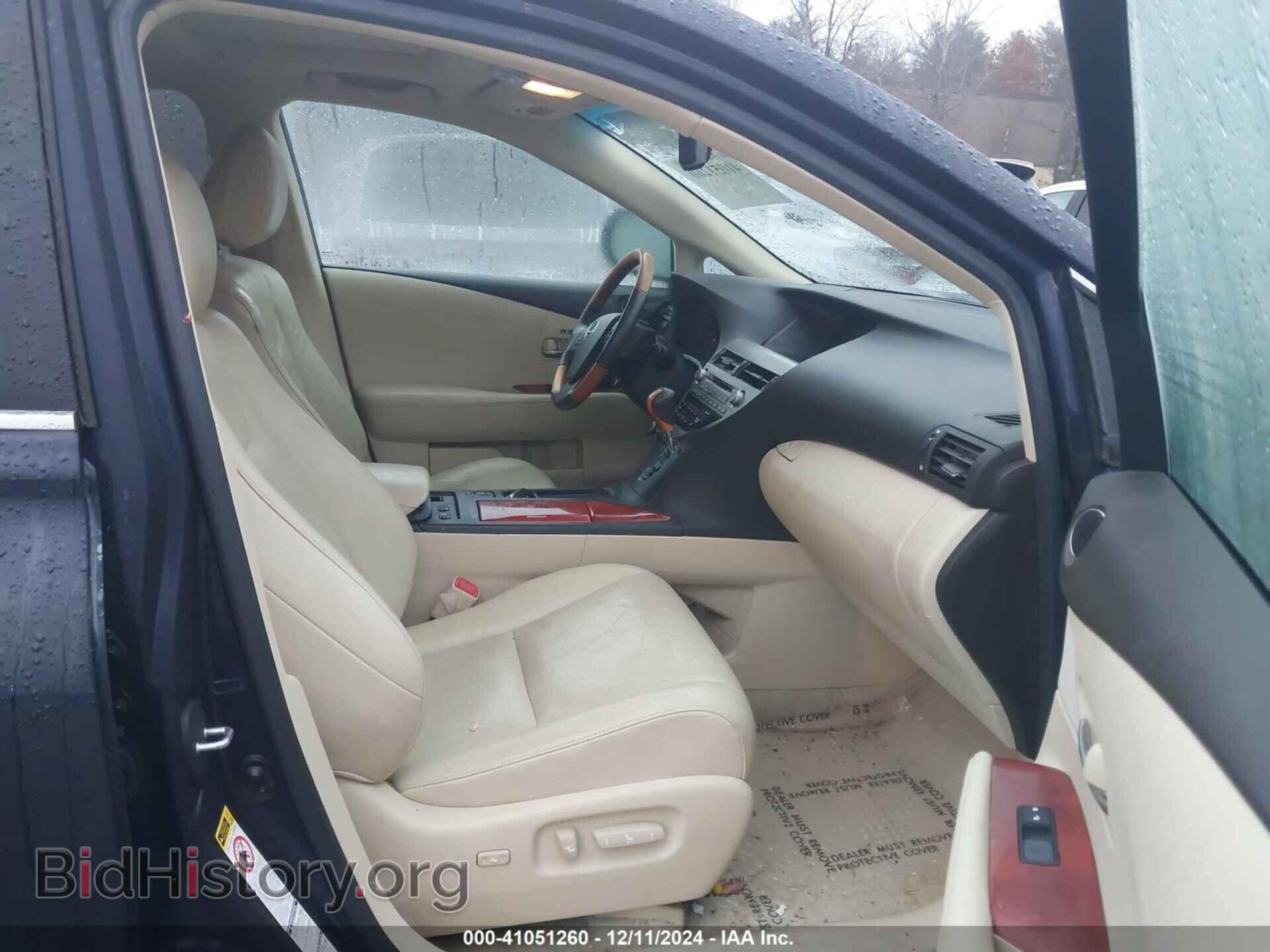 2010 LEXUS RX 350 - VIN: 2T2BK1BA3AC038033 - Фото 5