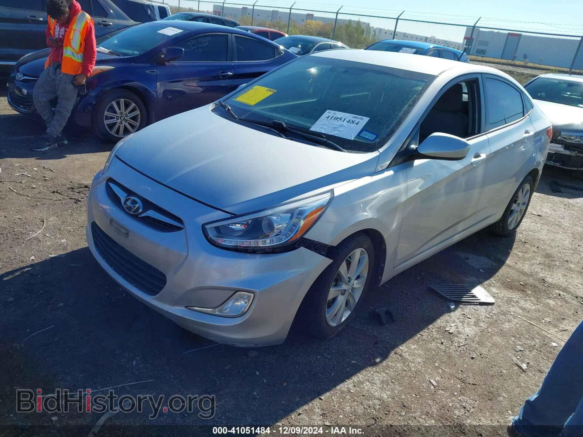 2014 HYUNDAI ACCENT - VIN: KMHCU4AE6EU762019 - Фото 2