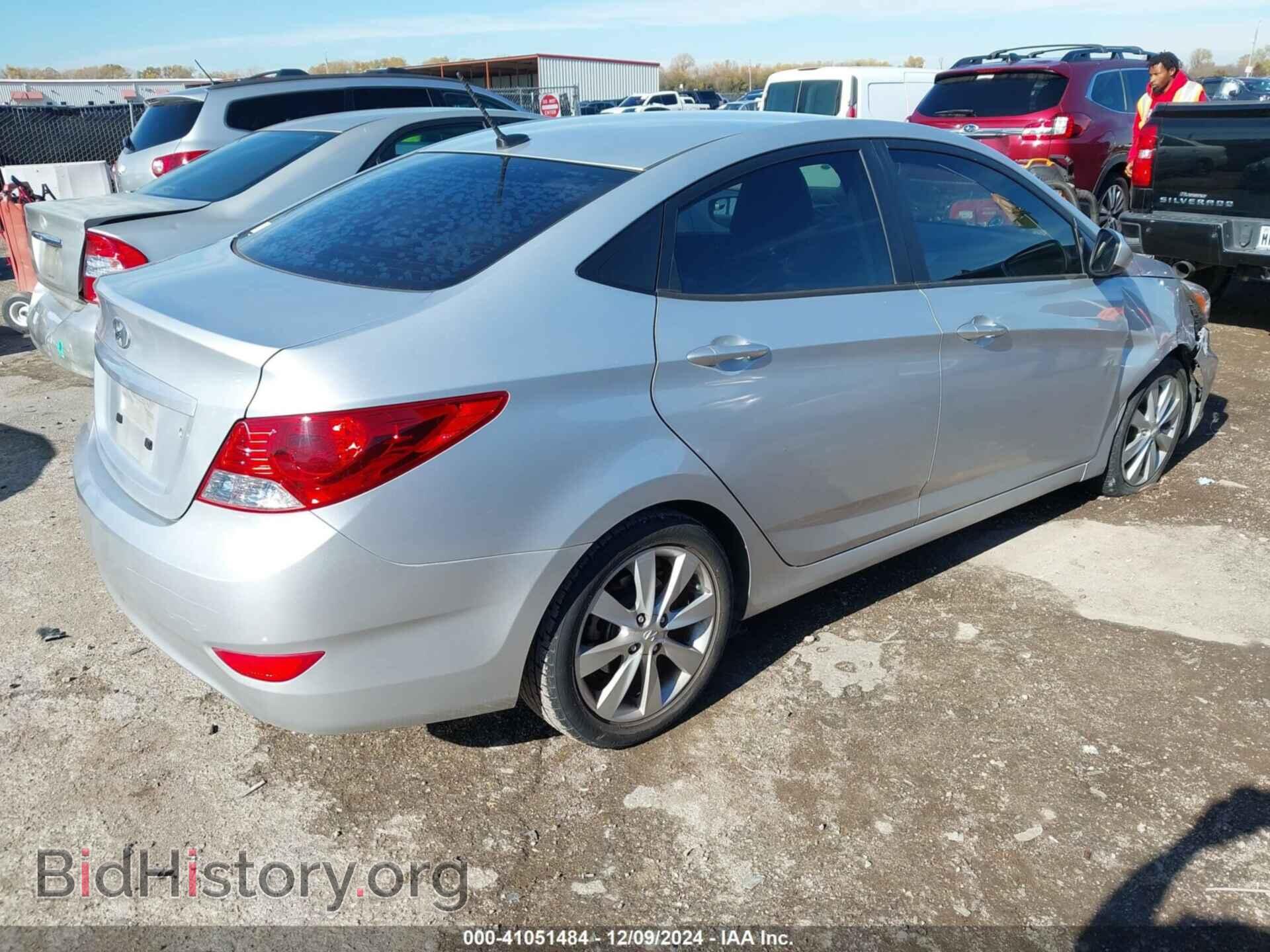 2014 HYUNDAI ACCENT - VIN: KMHCU4AE6EU762019 - Фото 4