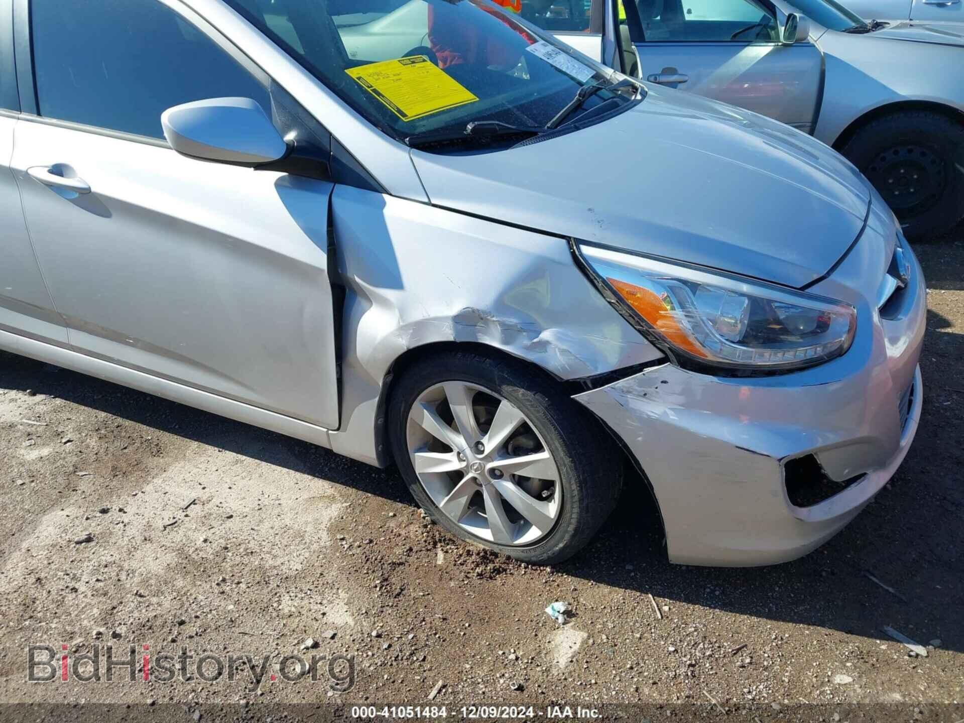 2014 HYUNDAI ACCENT - VIN: KMHCU4AE6EU762019 - Фото 6