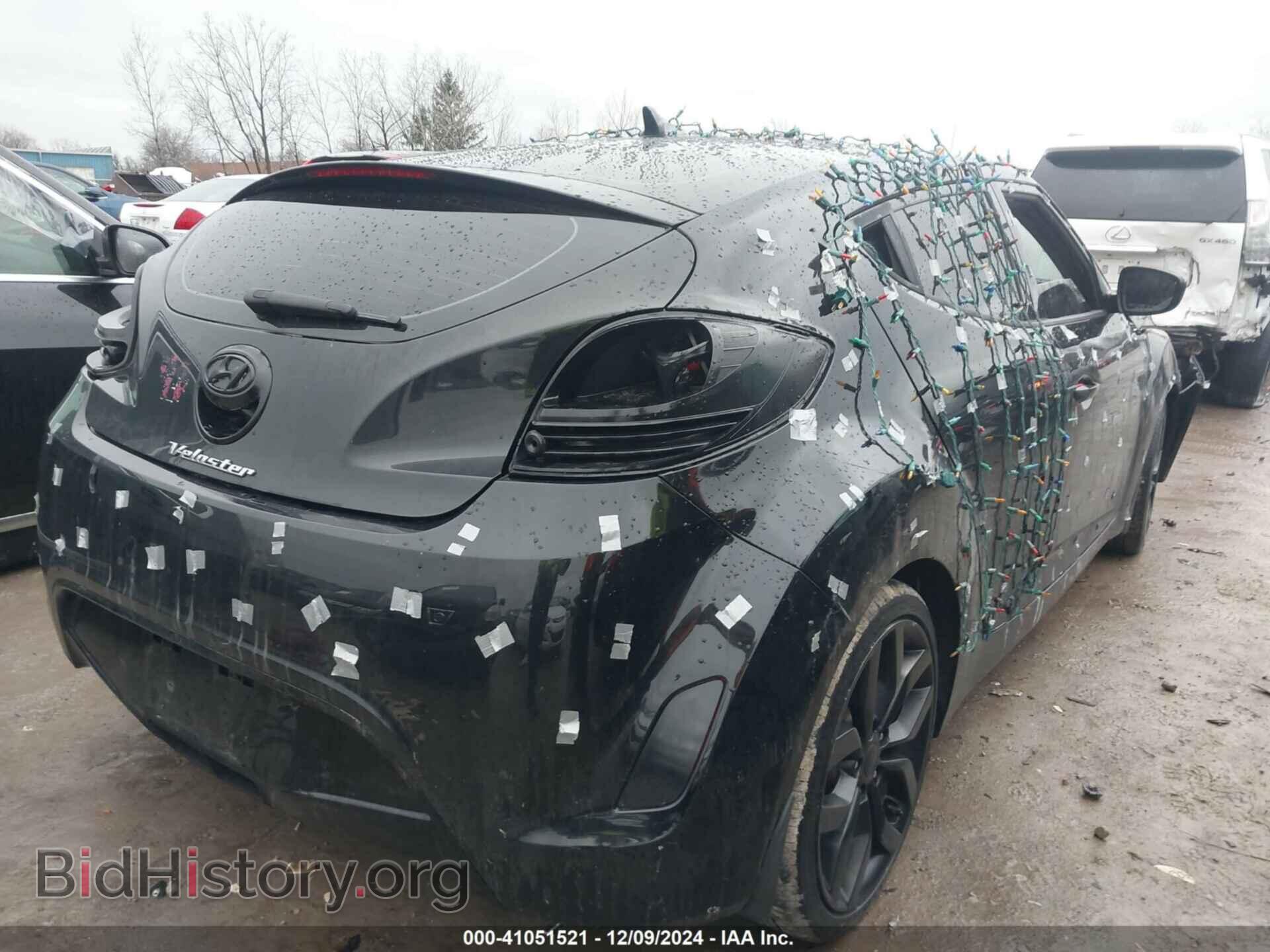 2012 HYUNDAI VELOSTER - VIN: KMHTC6AD8CU076180 - Фото 4