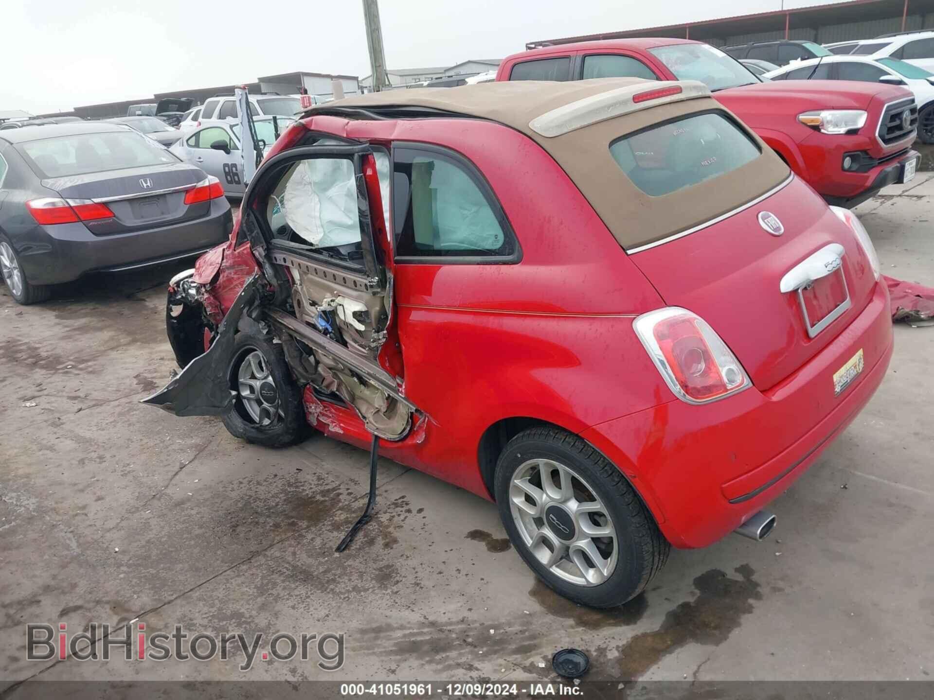2012 FIAT 500C - VIN: 3C3CFFDR0CT385577 - Photo 3