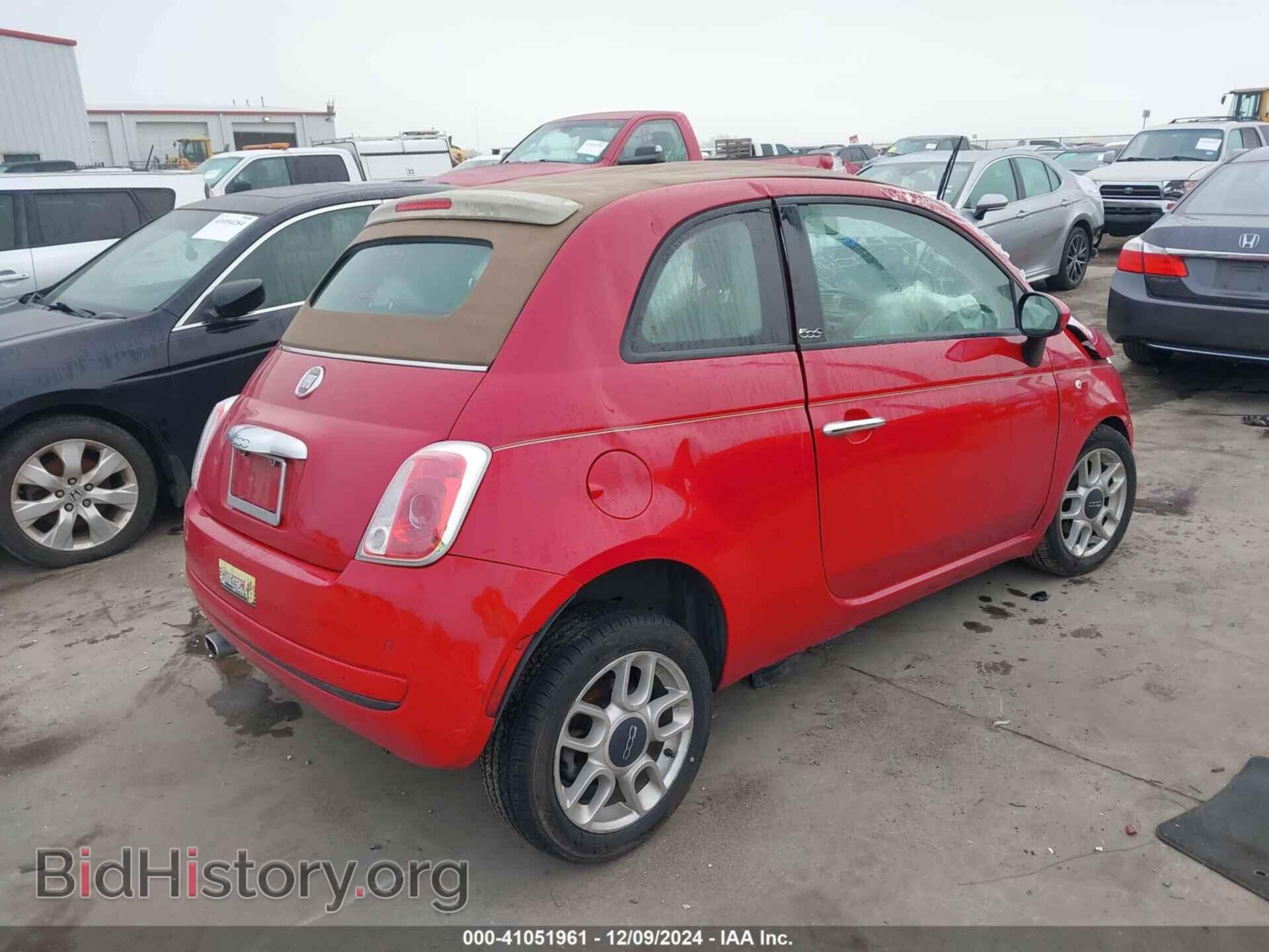 2012 FIAT 500C - VIN: 3C3CFFDR0CT385577 - Photo 4