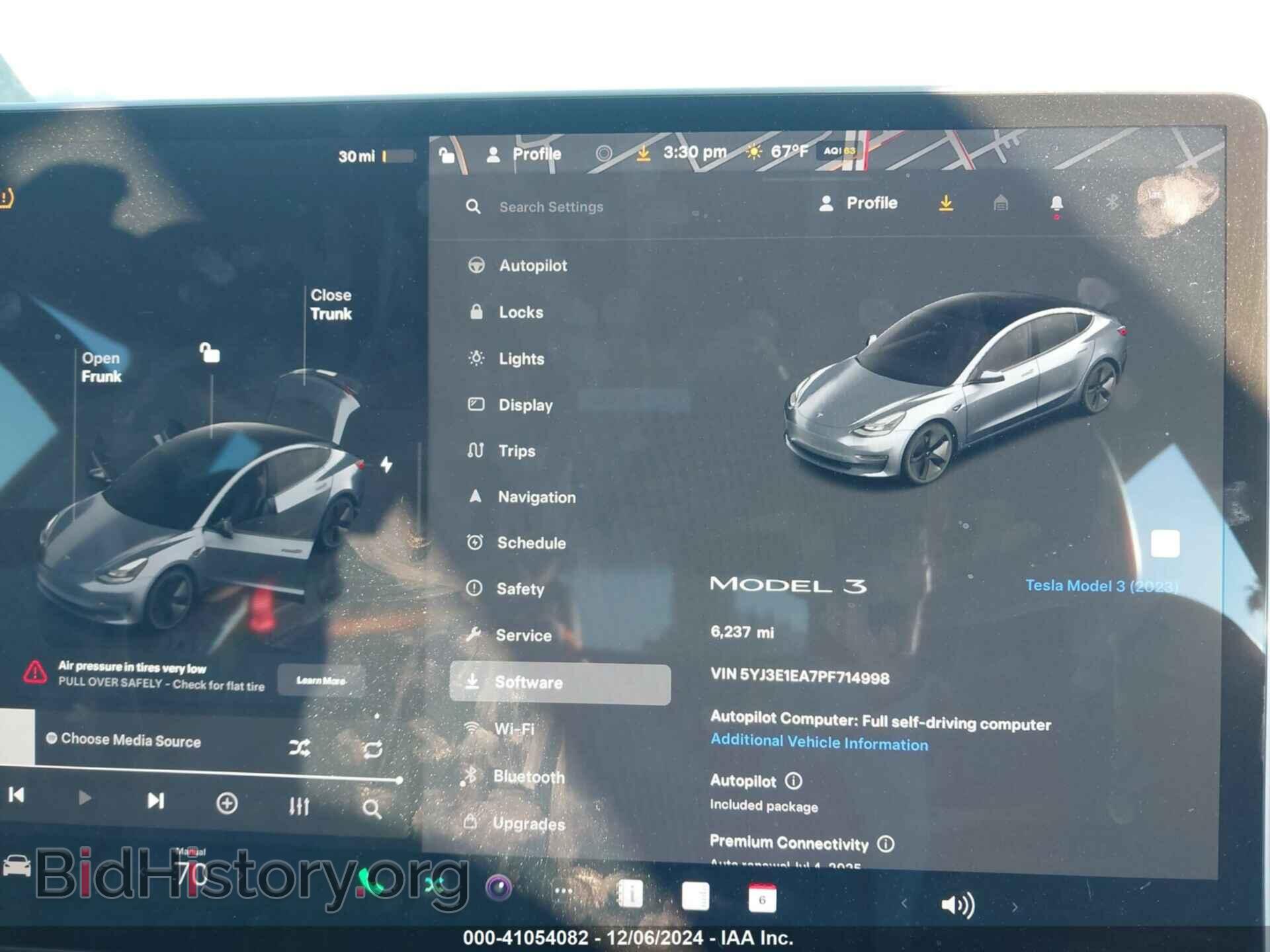 2023 TESLA MODEL 3 - VIN: 5YJ3E1EA7PF714998 - Фото 7