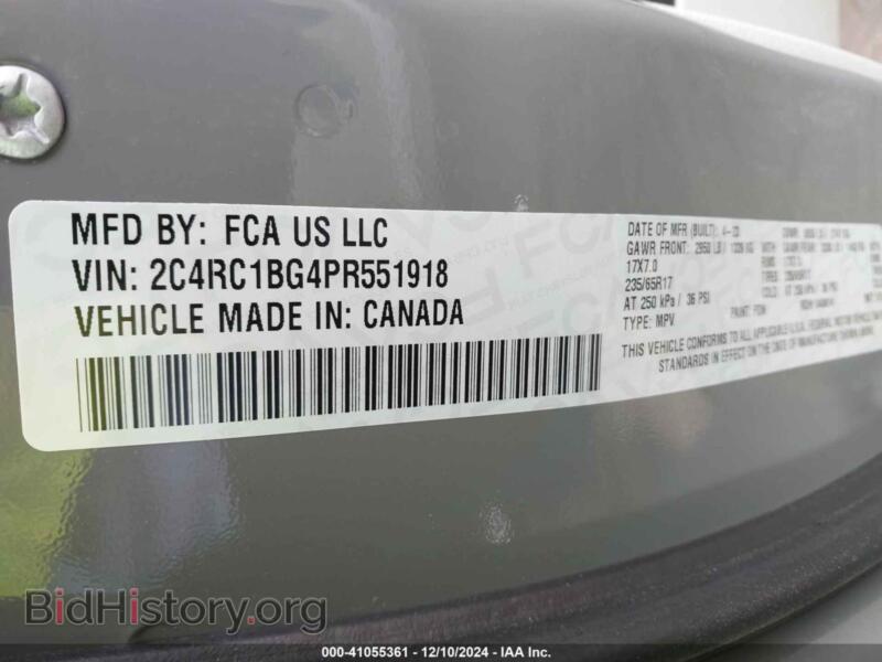 2023 Chrysler PACIFICA (VIN 2C4RC1BG4PR551918) — photo 9 of 16