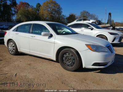 2013 Chrysler 200 LX, белый — VIN 1C3CCBABXDN559505, IAAI