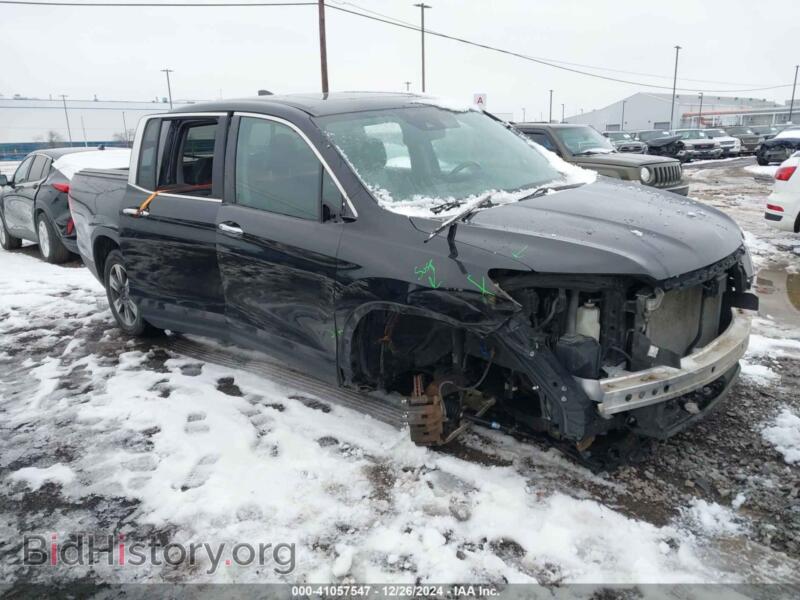 2017 Honda RIDGELINE RTL-E (VIN 5FPYK3F75HB008876) — photo 1 of 17, IAAI, damage: front end