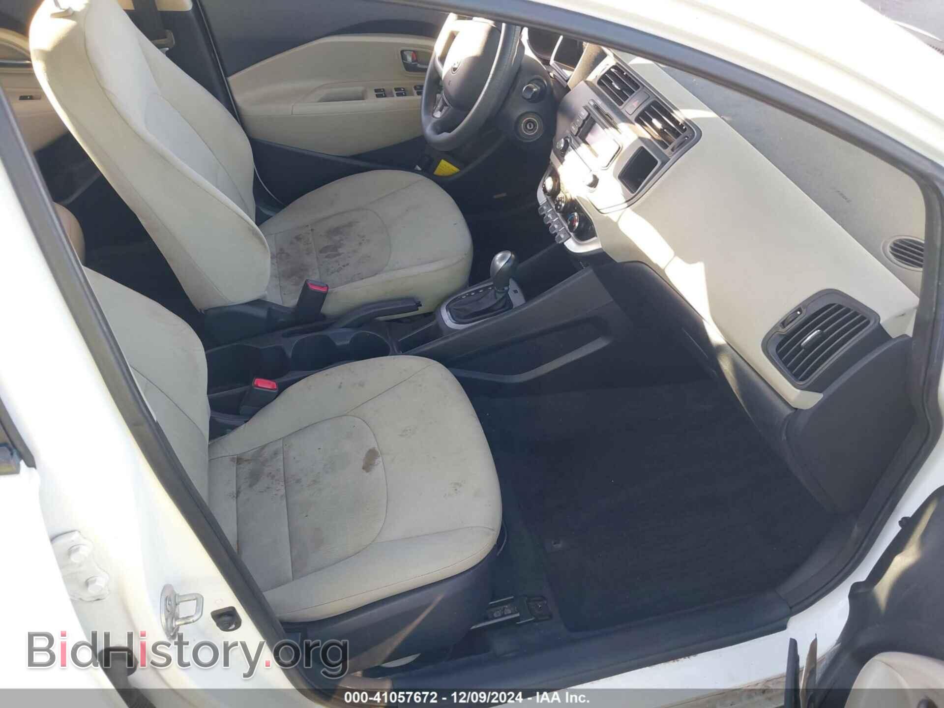 2013 KIA RIO - VIN: KNADM4A37D6178302 - Фото 5