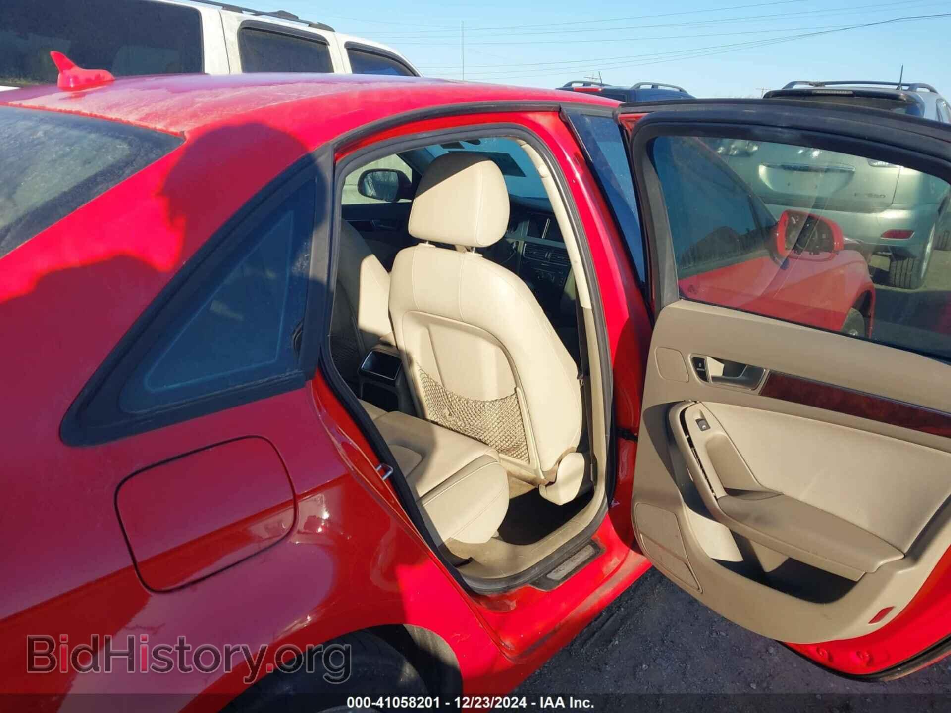 2012 AUDI A4 - VIN: WAUBFAFL3CN020469 - Фото 8