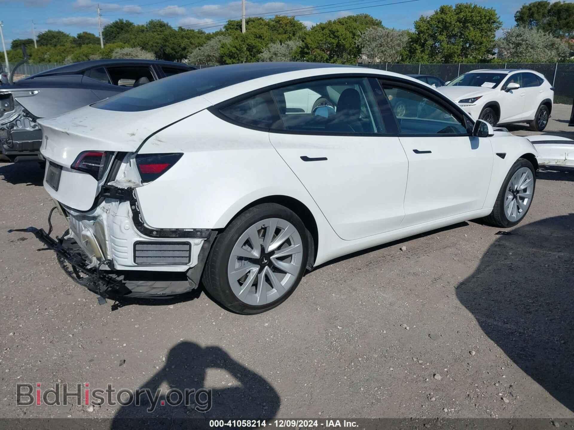 2022 TESLA MODEL 3 - VIN: 5YJ3E1EA6NF317103 - Фото 4