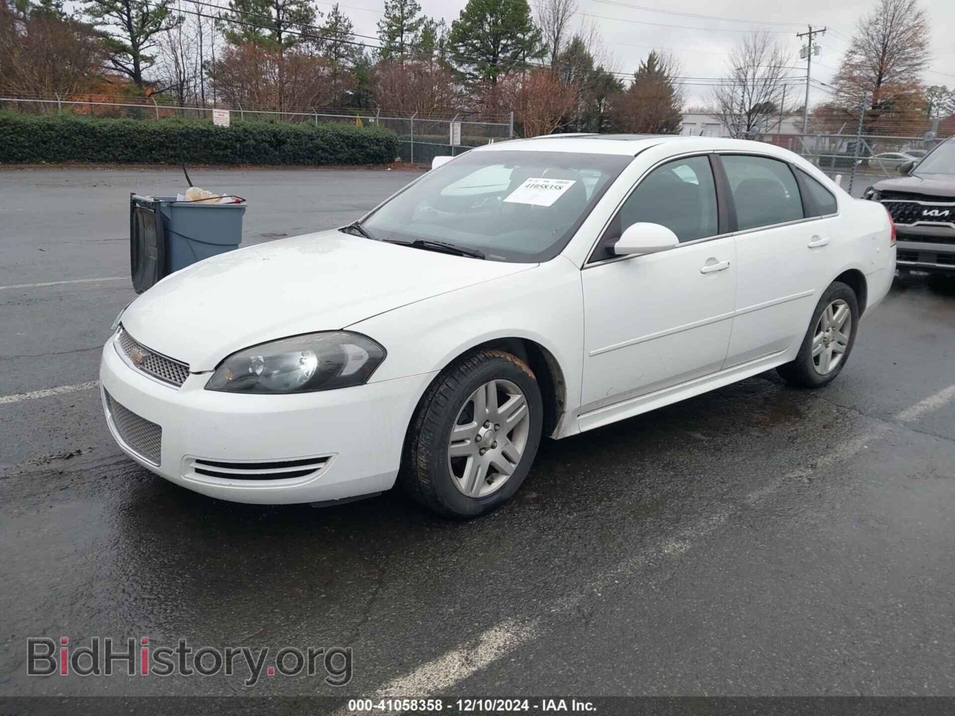2012 CHEVROLET IMPALA - VIN: 2G1WG5E33C1274705 - Фото 2