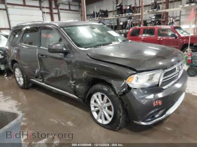 2014 Dodge DURANGO SXT, gray — VIN 1C4RDJAG6EC477308, IAAI