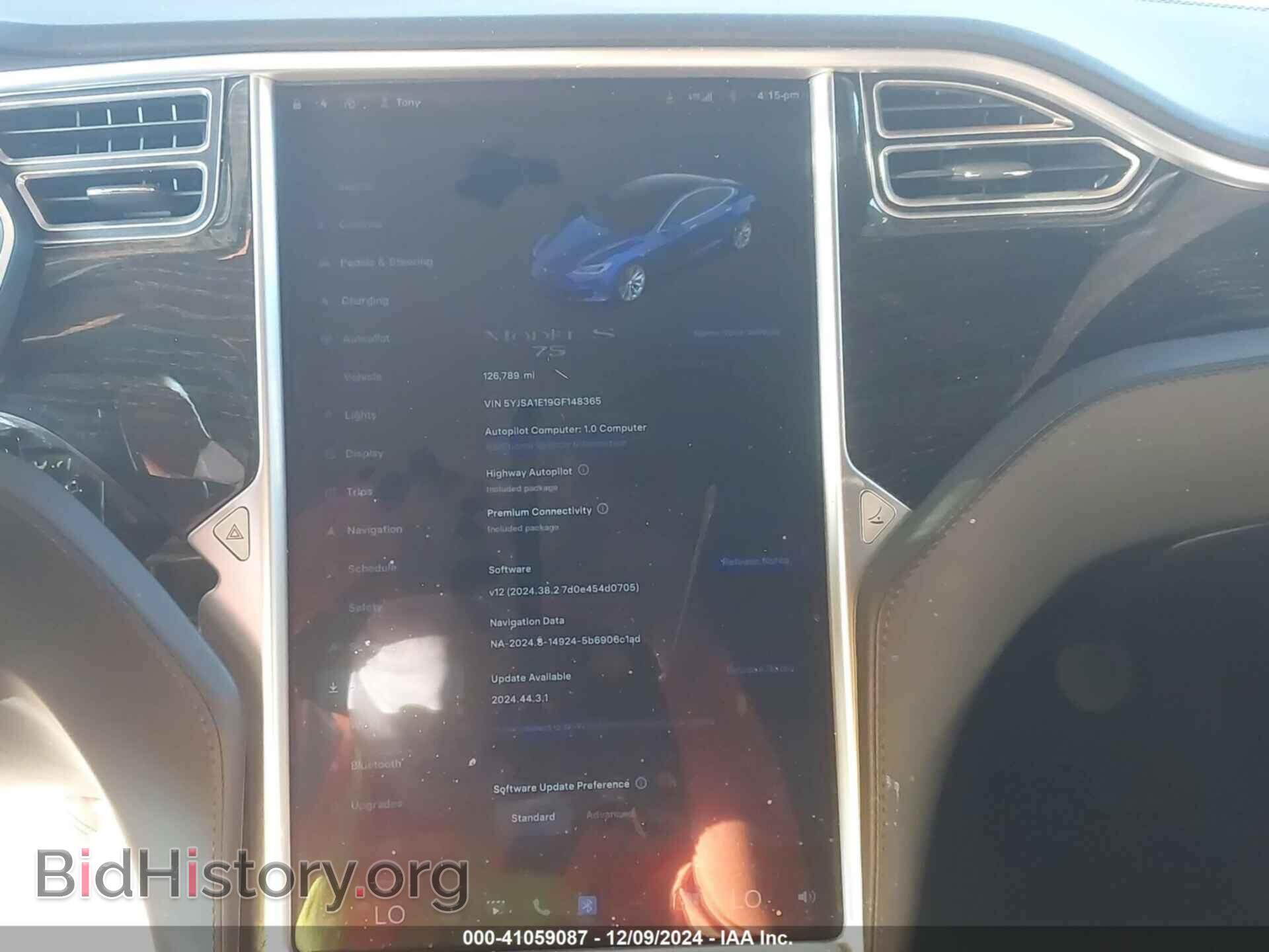 2016 TESLA MODEL S - VIN: 5YJSA1E19GF148365 - Photo 7