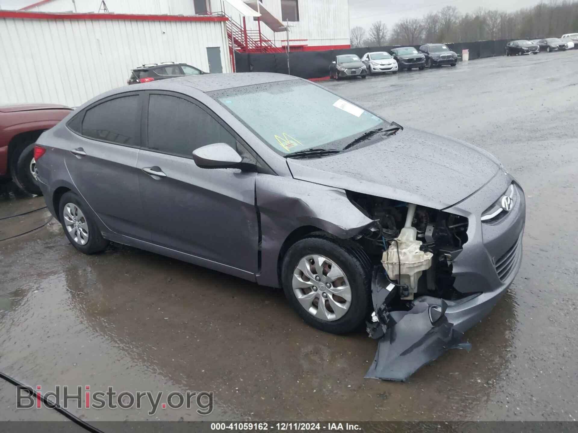 Photo KMHCT4AE3GU014687 - HYUNDAI ACCENT 2016