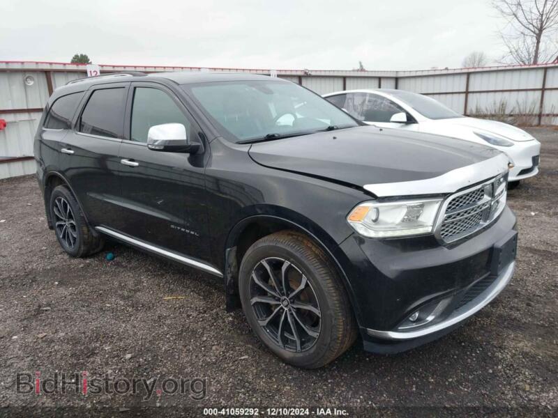 2017 Dodge DURANGO Citadel AWD (VIN 1C4RDJEG5HC691656) — фото 1 из 16, IAAI, повреждение: левая передняя часть