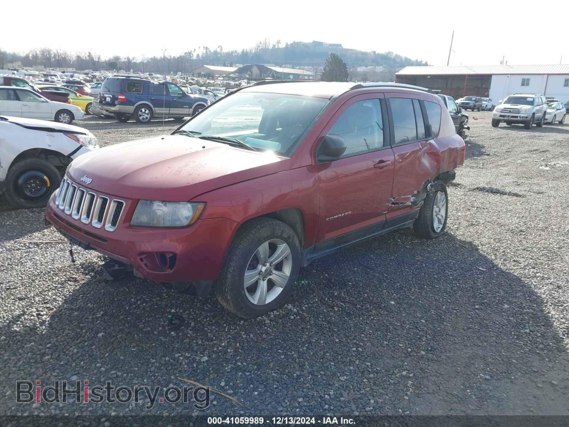 2014 JEEP COMPASS - VIN: 1C4NJDBB3ED885738 - Фото 2