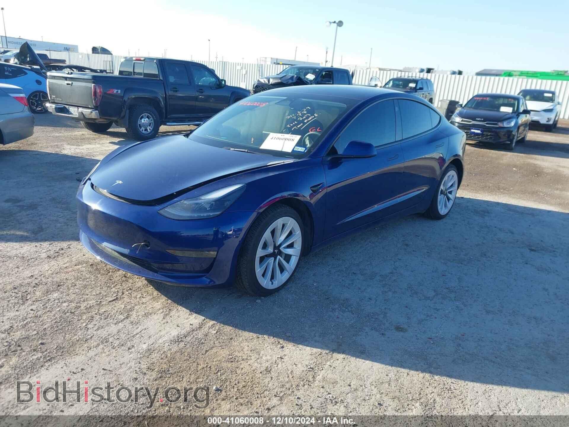 2022 TESLA MODEL 3 - VIN: 5YJ3E1EB7NF337577 - Фото 2