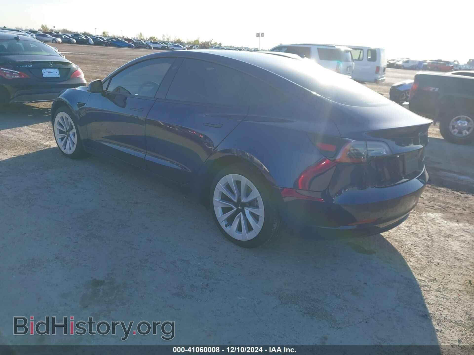2022 TESLA MODEL 3 - VIN: 5YJ3E1EB7NF337577 - Фото 3