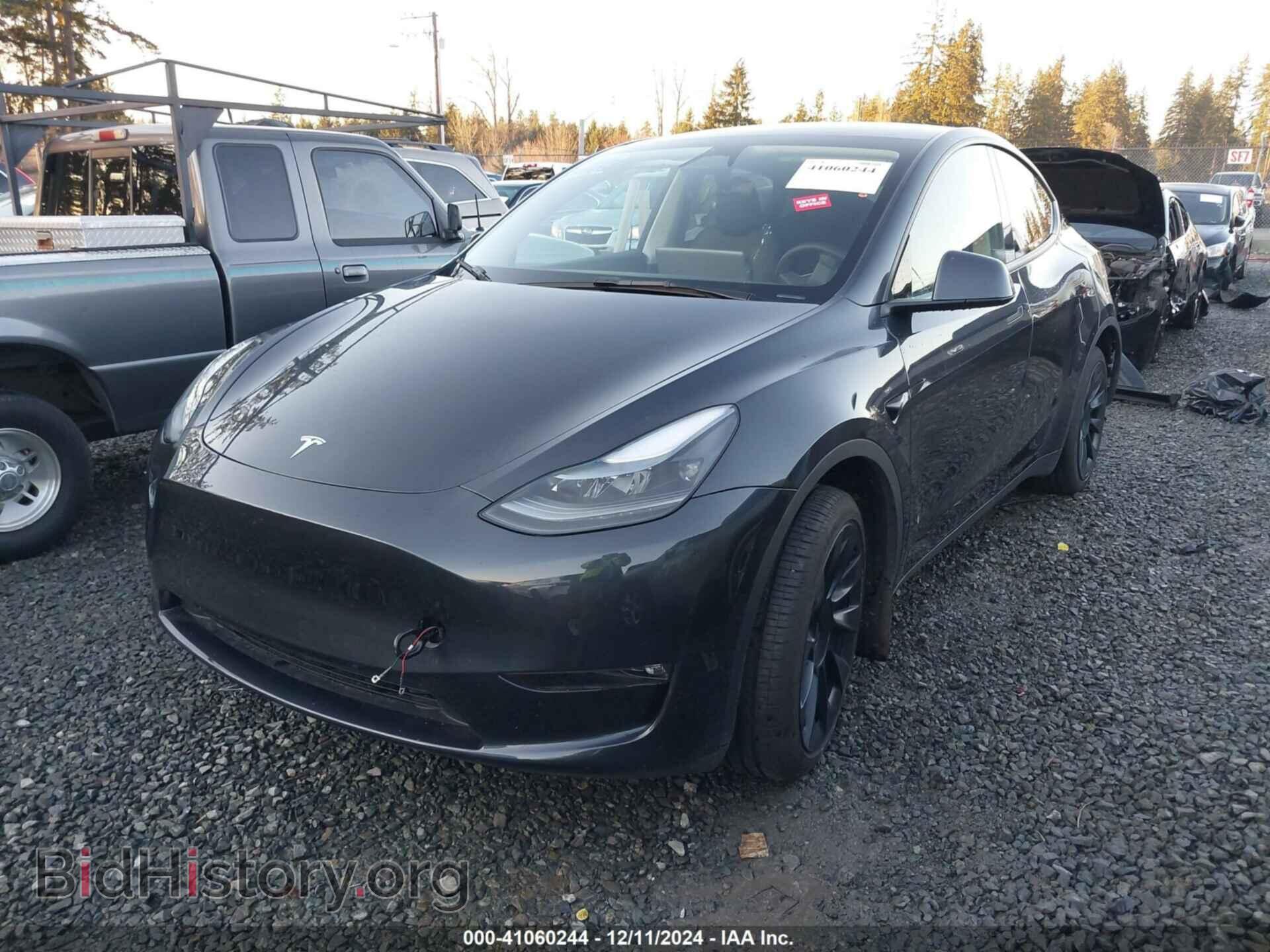 2024 TESLA MODEL Y - VIN: 7SAYGDEE9RF014197 - Фото 2