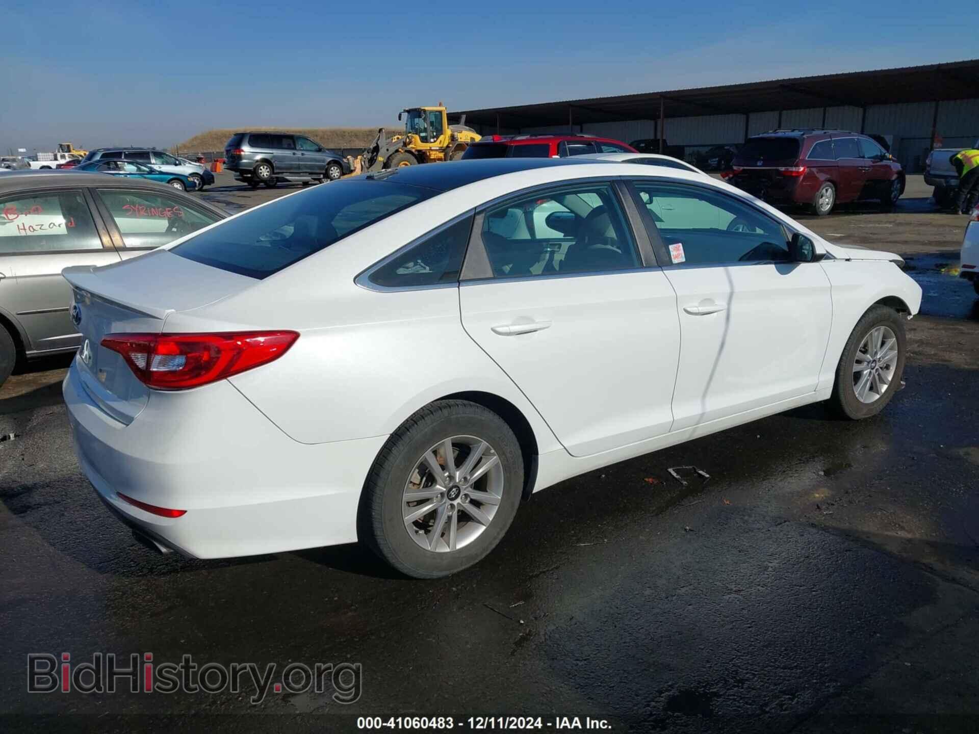 2016 HYUNDAI SONATA - VIN: 5NPE24AF4GH362162 - Фото 4