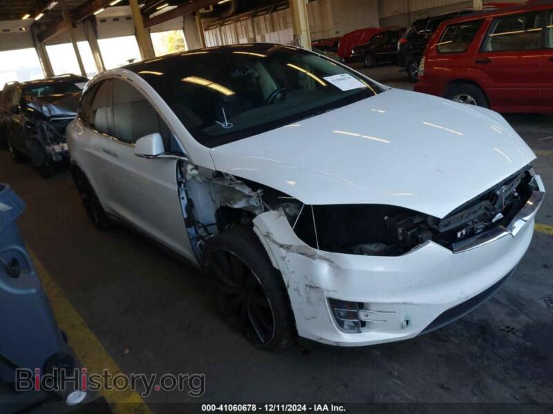 2016 Tesla MODEL X 75d/P100D/P90D (VIN 5YJXCBE40GF000685) — фото 1 из 23, IAAI, повреждение: передняя часть